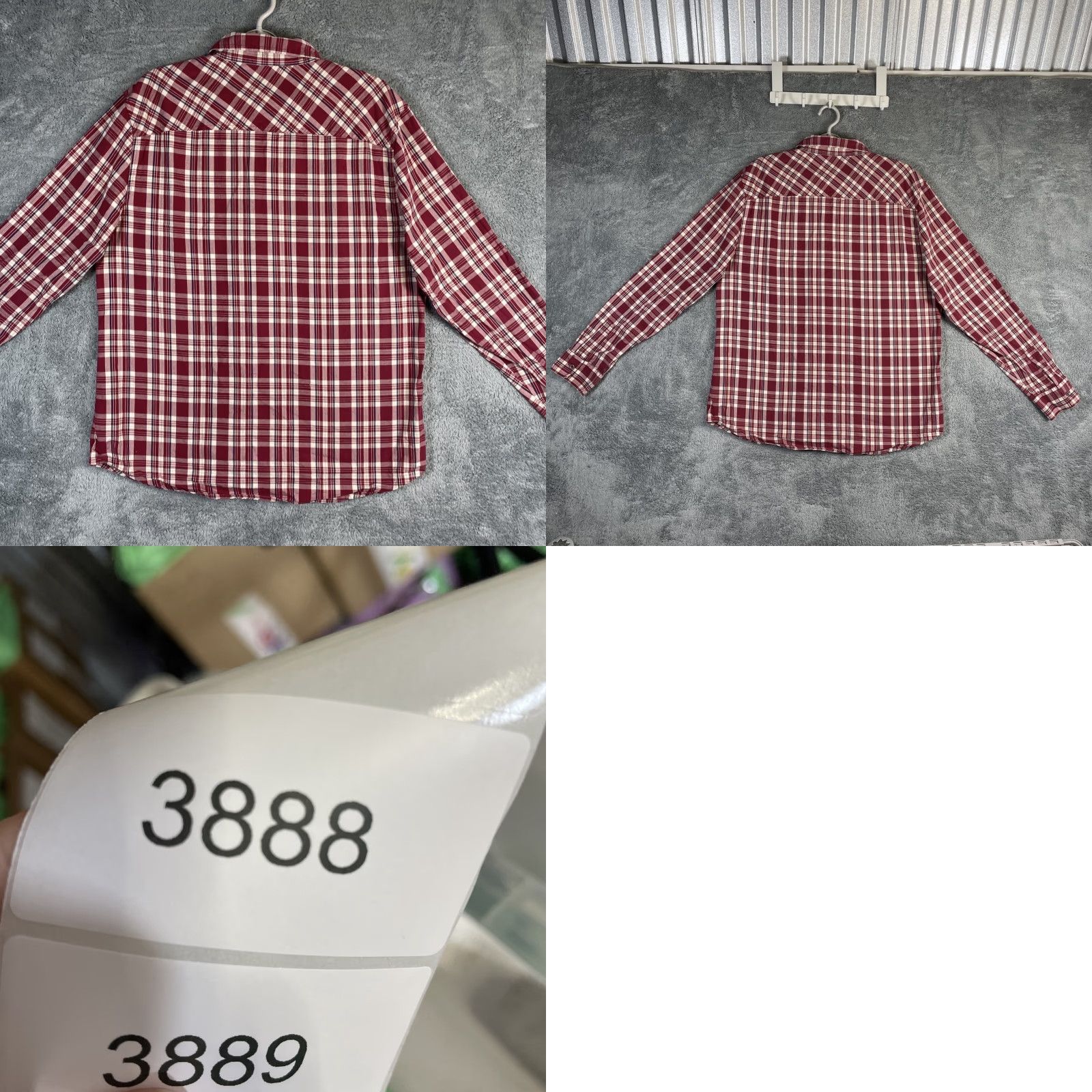 Life is Good Life is Good Shirt Mens Large Red Plaid Long Sleeve Button-Up Casual Prep Size US L / EU 52-54 / 3 - 9 Thumbnail