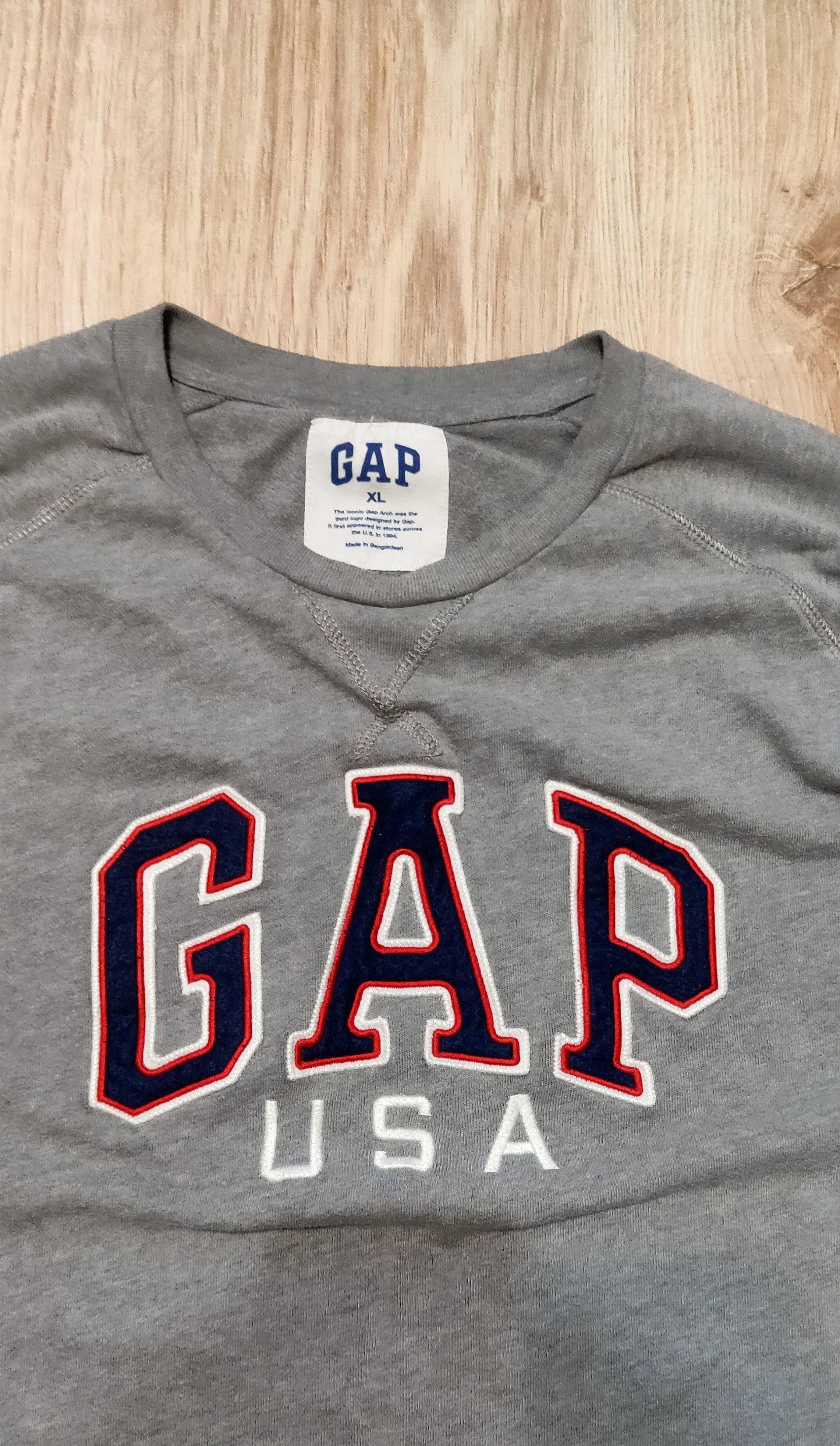 Gap × Polo Ralph Lauren × Vintage Vintage GAP Usa sweatshirt Ralph Lauren style big logo Size US XL / EU 56 / 4 - 3 Thumbnail