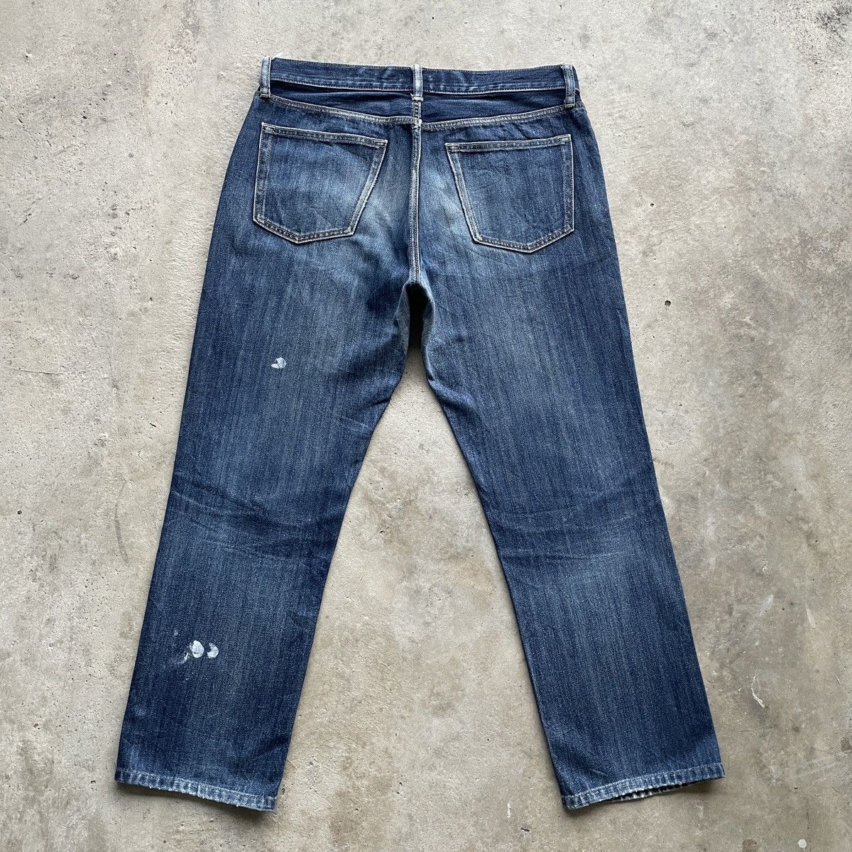 Japanese Brand W35💥 Vintage Japanese Distressed Faded Denim Jeans Pants Size US 35 - 11 Thumbnail
