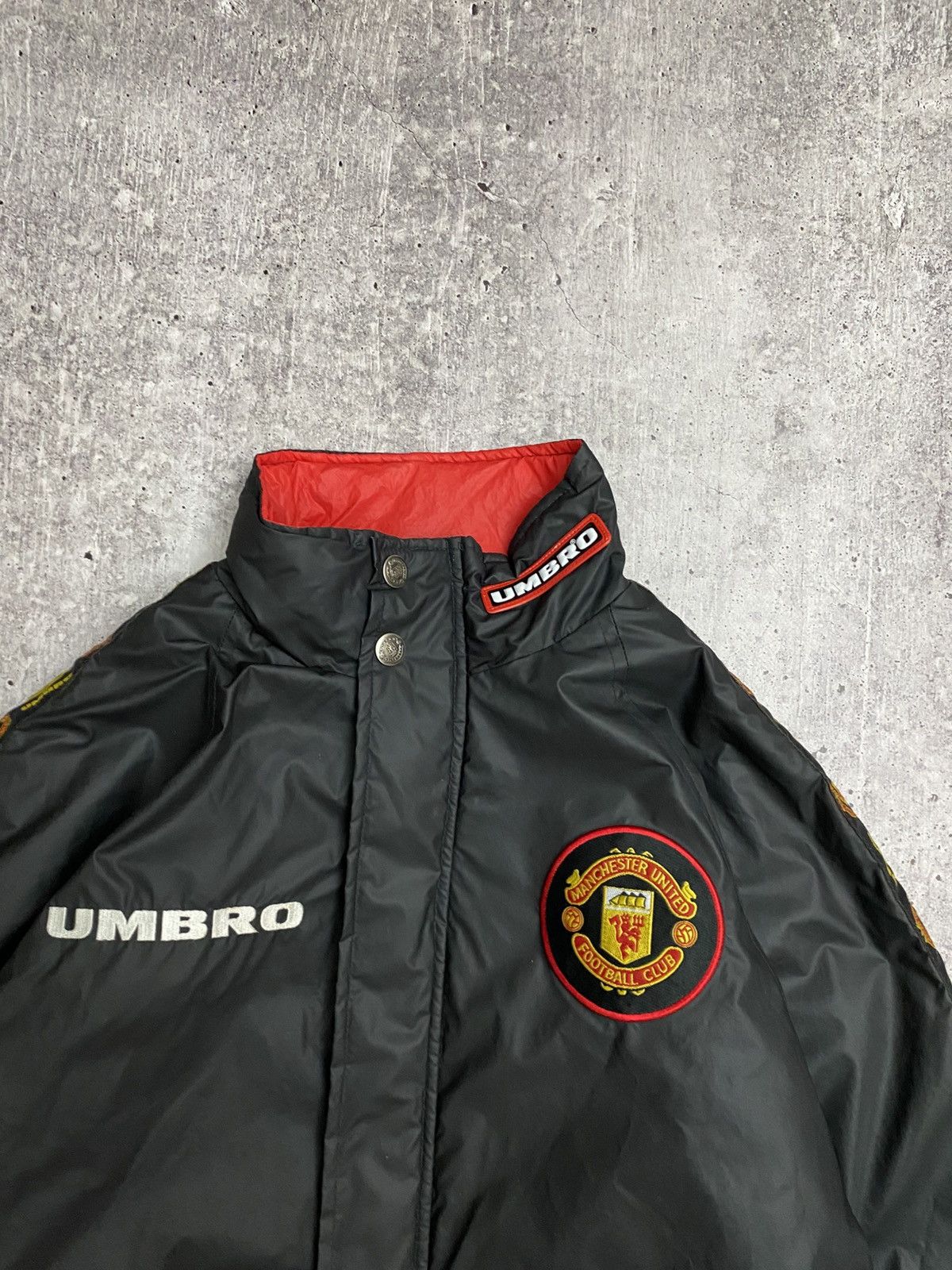 Umbro × Vintage 90’s Vintage Manchester United Umbro Sharp Jacket Size US M / EU 48-50 / 2 - 6 Thumbnail