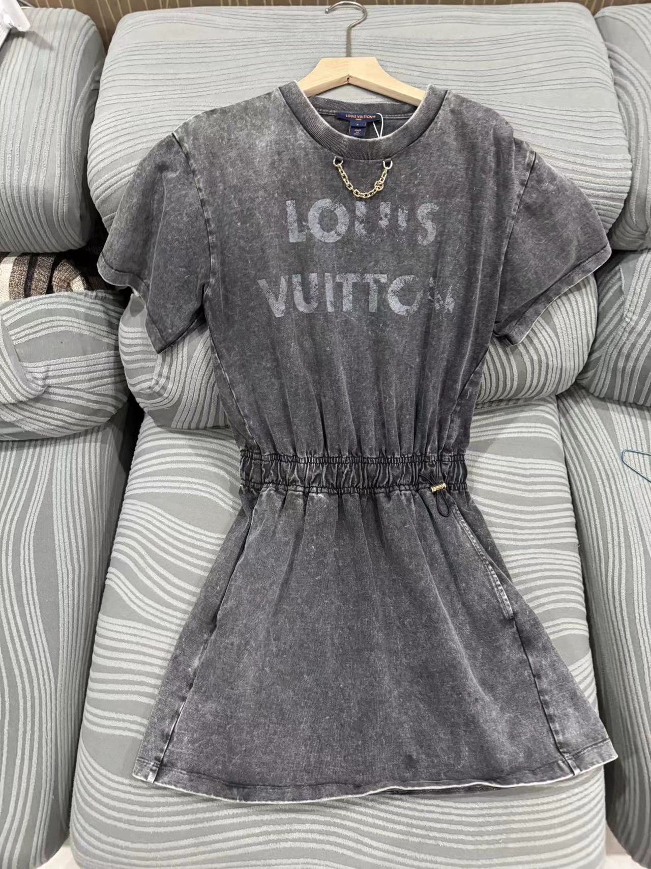 Louis Vuitton LV New Unworn Denim Dress Size S / US 4 / IT 40 - 1 Thumbnail