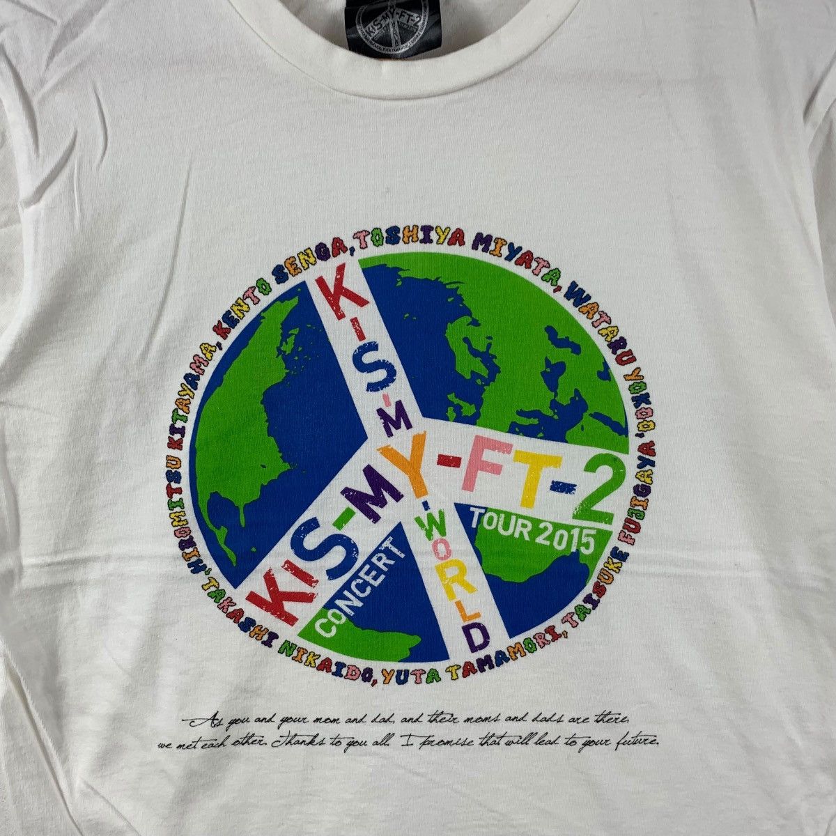 Vintage KIS MY FT2’S Japan Boy Band My World 2015 Tour Tee Shirt Size S / US 4 / IT 40 - 4 Thumbnail