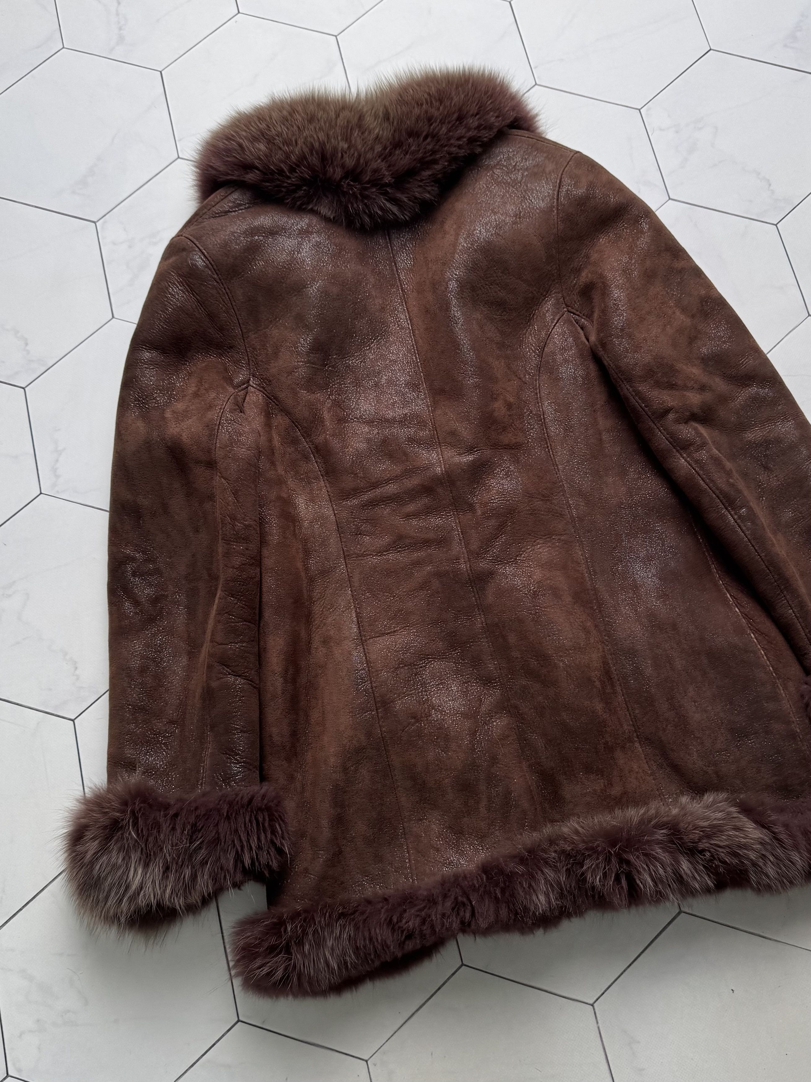 Vintage Vintage Real Sheepskin Coat With Real Fur (B250)D15E2 Size M / US 6-8 / IT 42-44 - 17 Thumbnail