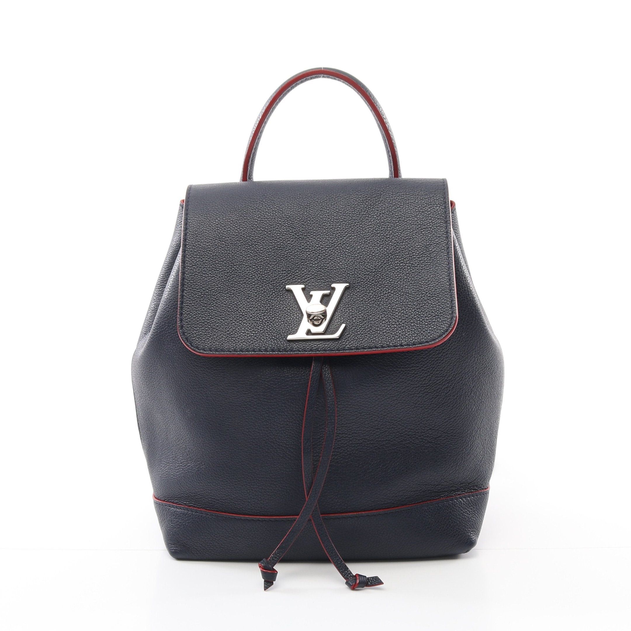 Louis Vuitton Louis Vuitton Rock Me Marine Rouge Backpack Rucksack Leather Navy Red Size ONE SIZE - 1 Thumbnail