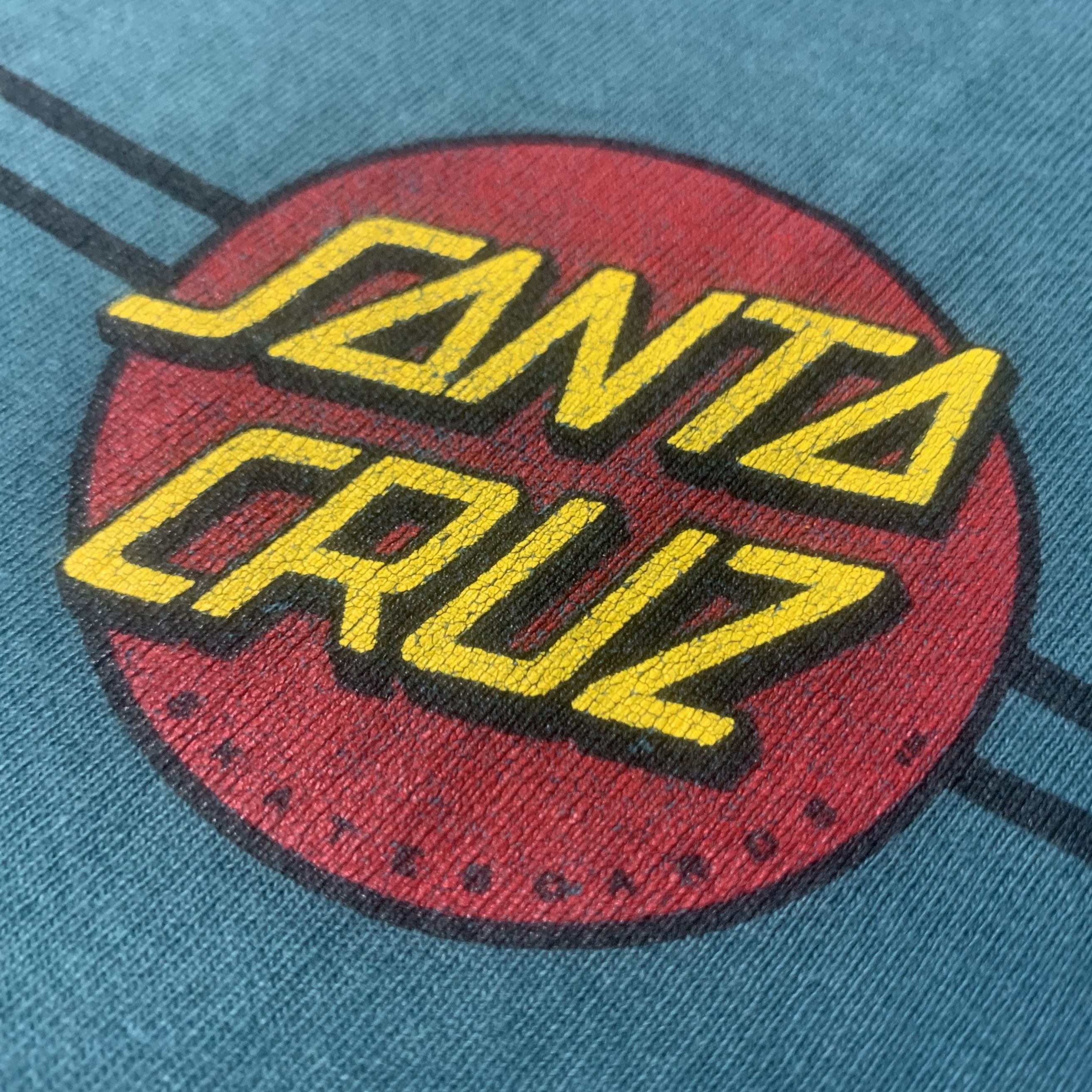 Santa Cruz Skateboards Vintage 90s Santa Cruz Skateboards Dot T-Shirt L Oneita USA Size US L / EU 52-54 / 3 - 9 Thumbnail