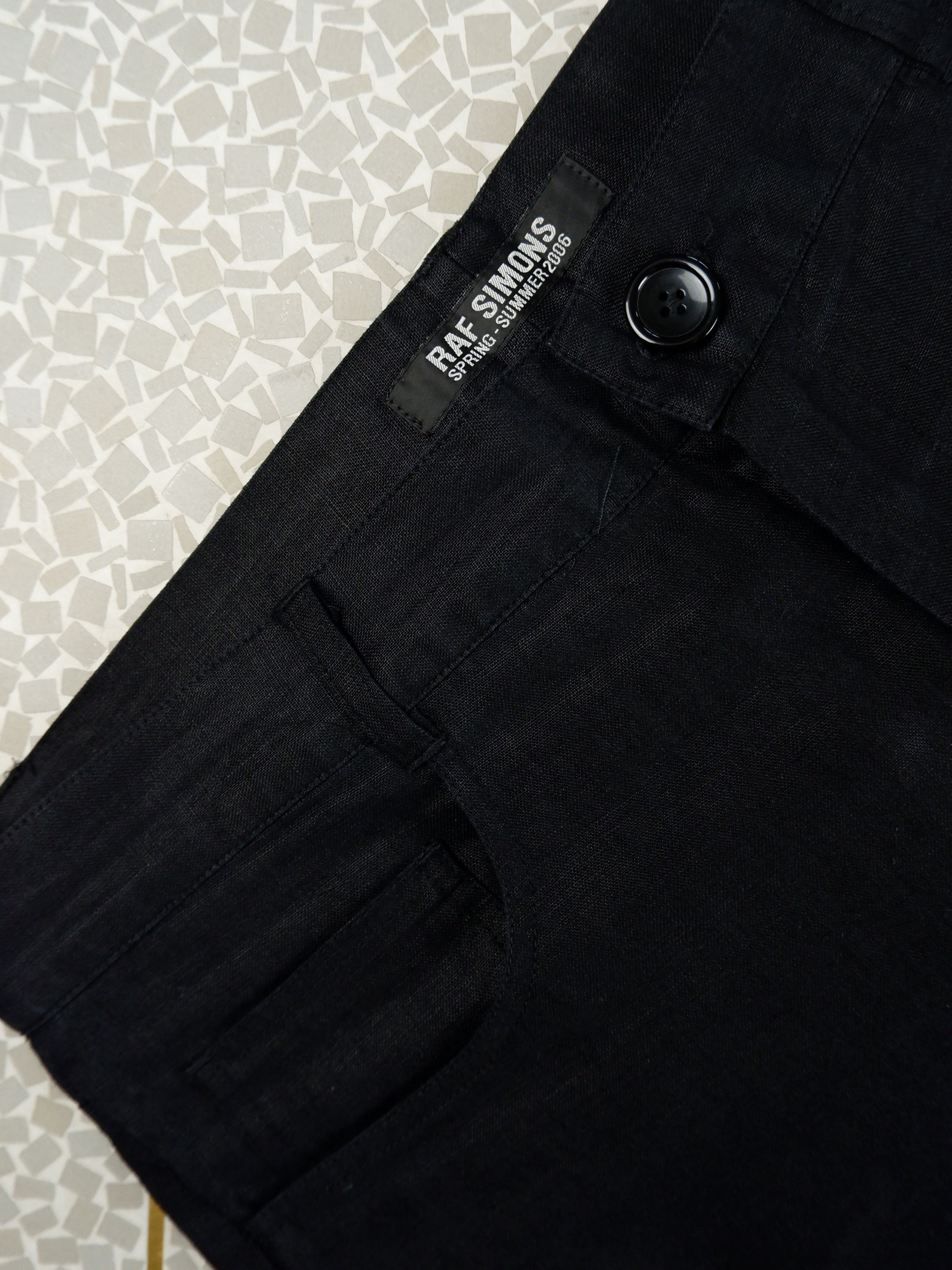 Raf Simons Last drop! Raf Simons narrow fit 5-pocket linen pants Size US 30 / EU 46 - 5 Thumbnail