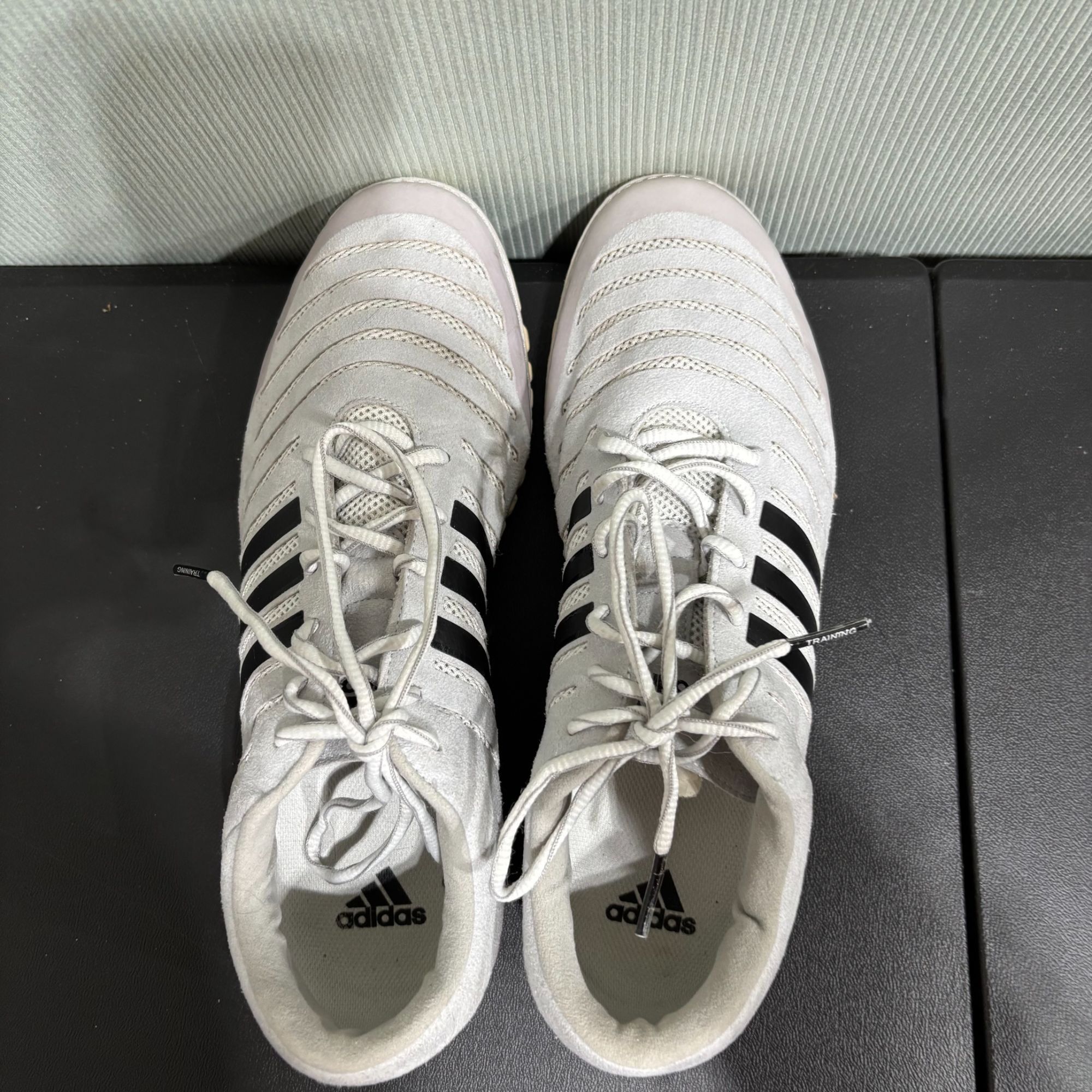 Adidas Adidas Men’s Lace‑Up Athletic Shoes ART G17898 White/Black S Size US 11 / EU 44 - 4 Thumbnail