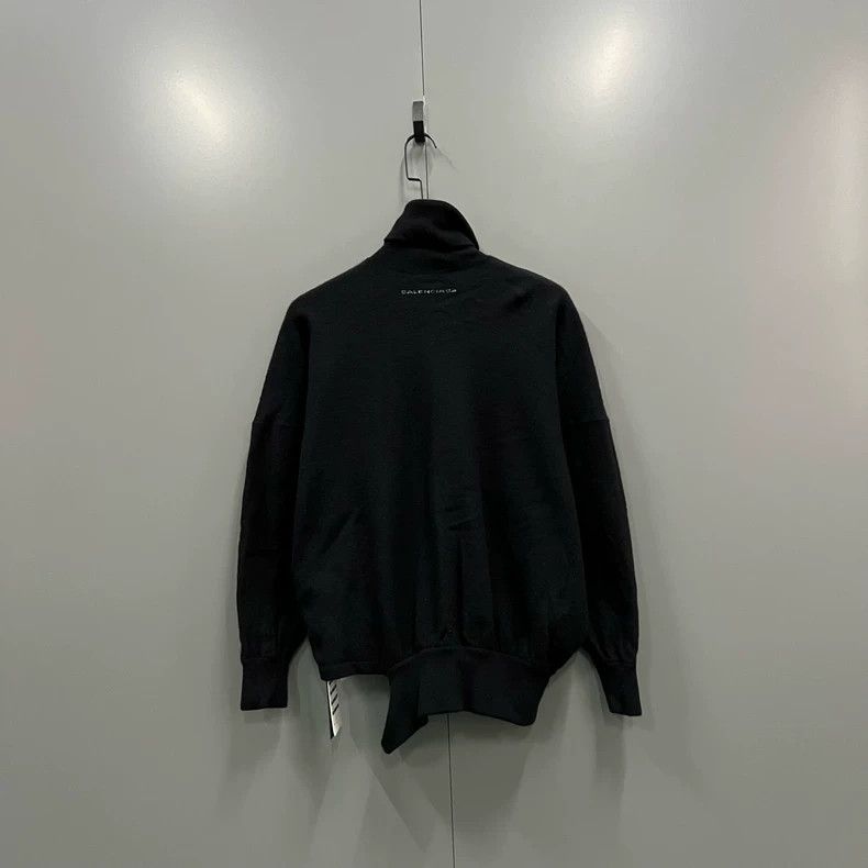 Balenciaga Balenciaga size 36 Black Destroyed High Neck Knitwear Size US XS / EU 42 / 0 - 2 Thumbnail