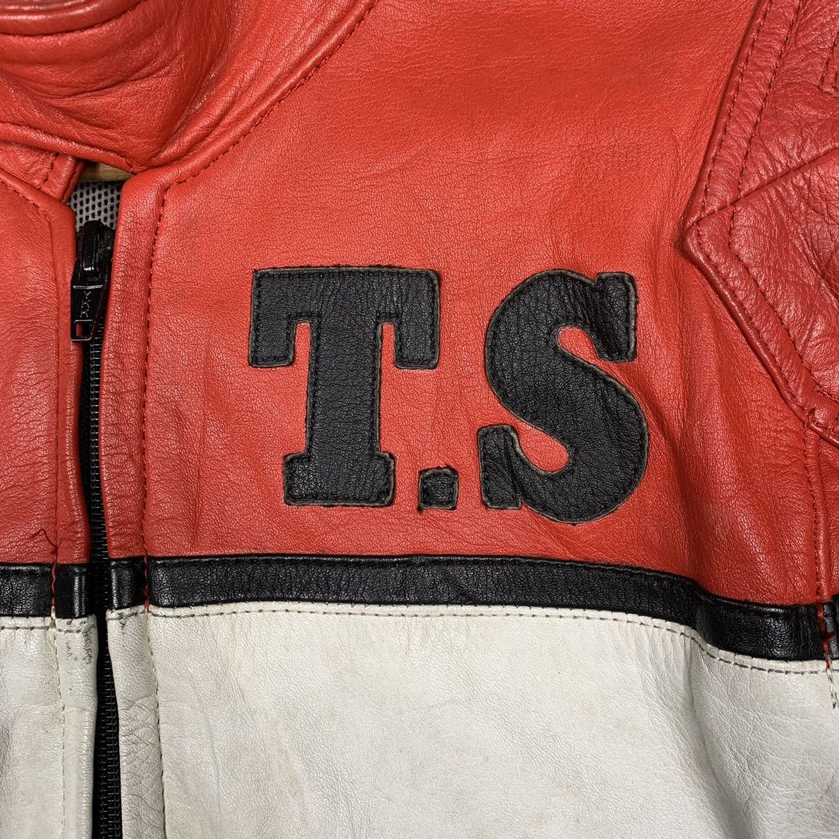 Japanese Brand TS Saotome Takashi Leather Motorcycle Racing Biker Suit Size US 28 / EU 44 - 14 Thumbnail