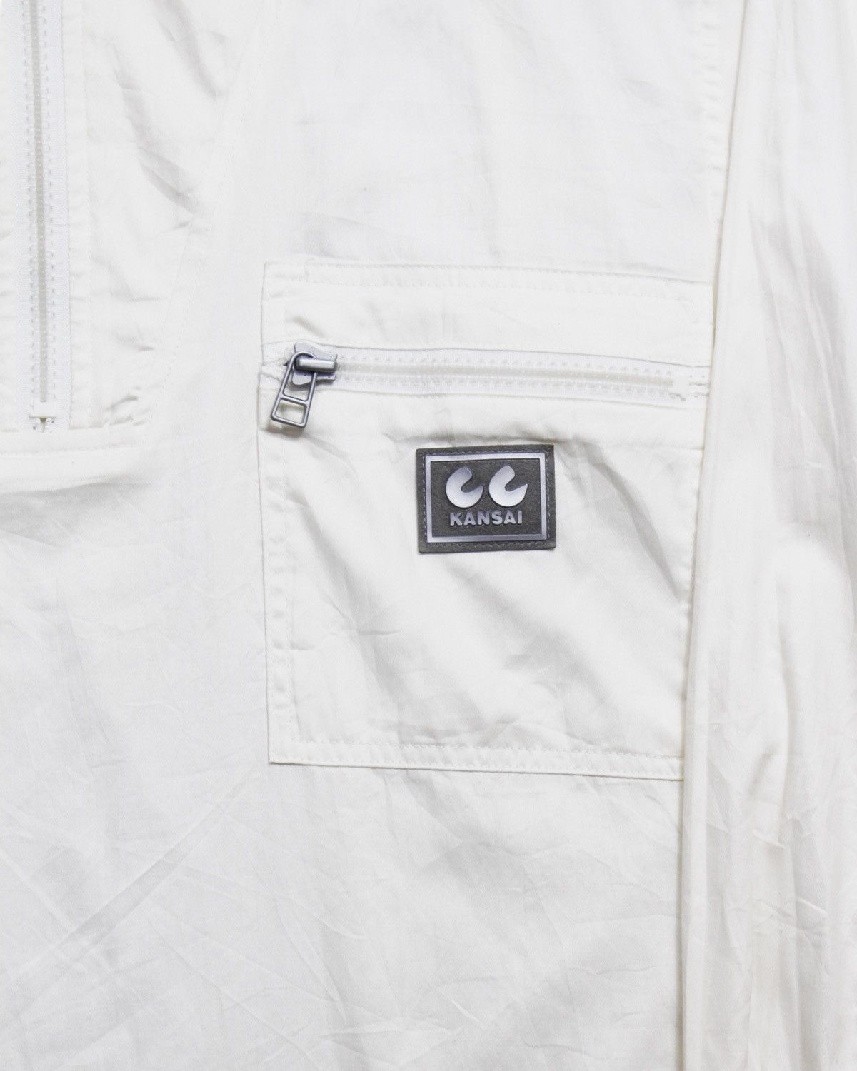 Japanese Brand × Kansai Yamamoto 1990S CCKANSAI BY KANSAI YAMAMOTO HALF ZIP JACKET Size US M / EU 48-50 / 2 - 3 Thumbnail