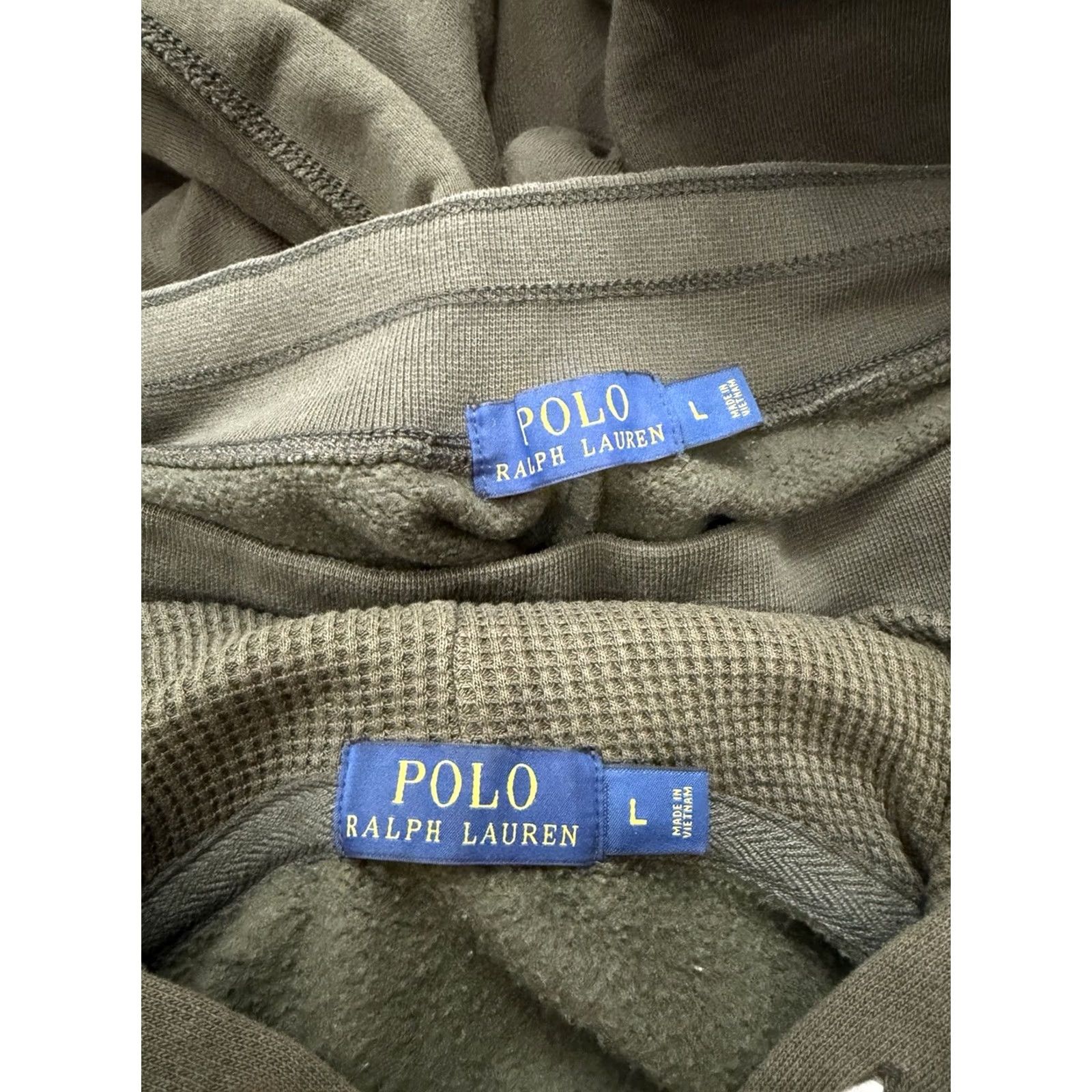 Polo Ralph Lauren Polo Ralph Lauren Mens L Green Fleece Full-Zip Sweatsuit Set Size US L / EU 52-54 / 3 - 3 Thumbnail