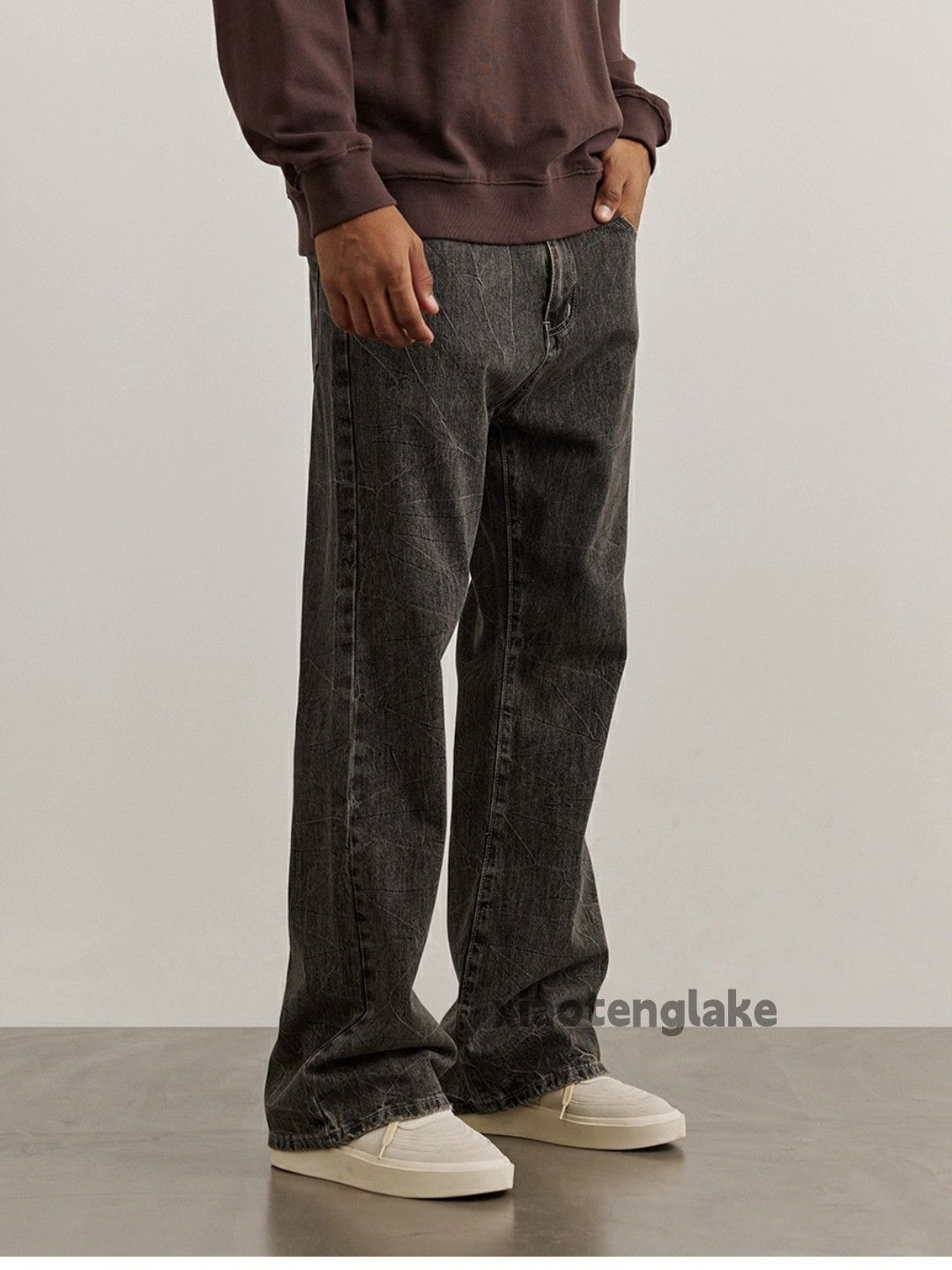 Jean × Vintage washed faded y2k skate hiphop yuppie gradient jeans Size US 32 / EU 48 - 6 Thumbnail