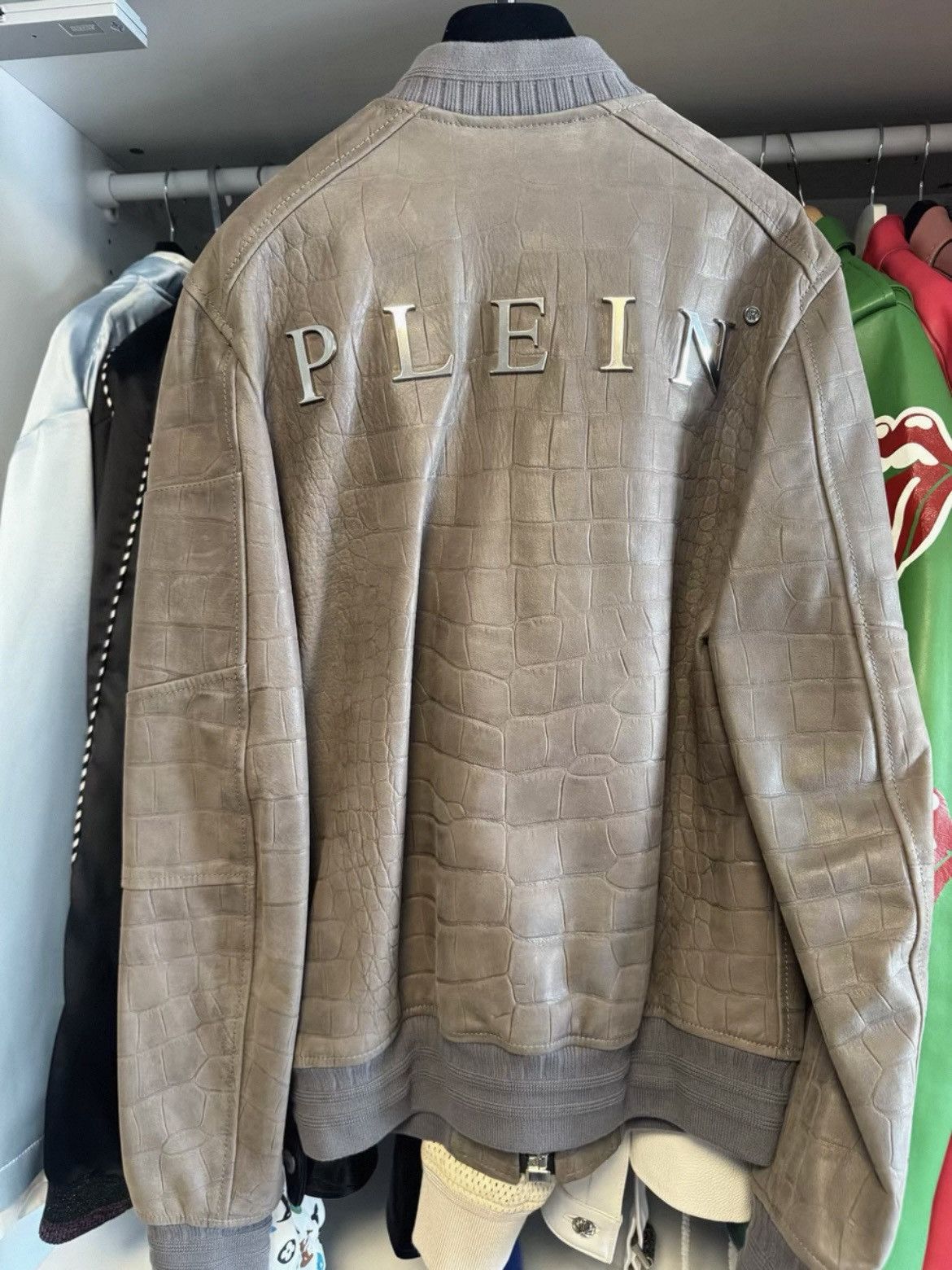 Philipp Plein Philipp Plein Limited Edition Crocodile Leather Jacket Size US M / EU 48-50 / 2 - 2 Thumbnail