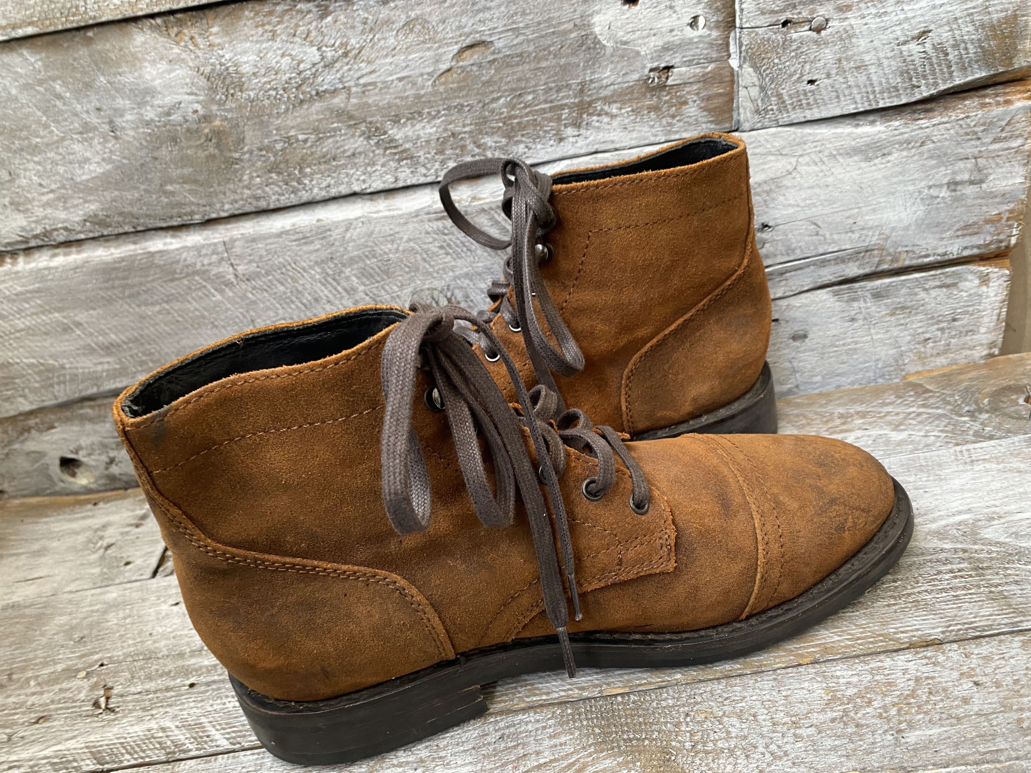 Thursday Boot Company Thursday's mustard brown suede boots sz 7.5 Size US 7.5 / EU 40-41 - 10 Thumbnail