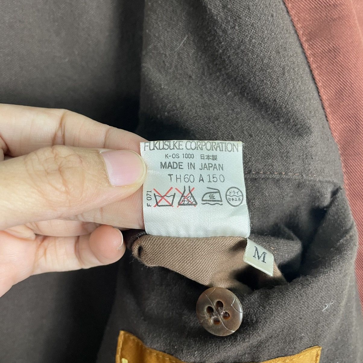 Designer × Lancel 💥80s LANCEL CITY BOMBER ORANGE BRICK Size US M / EU 48-50 / 2 - 17 Thumbnail