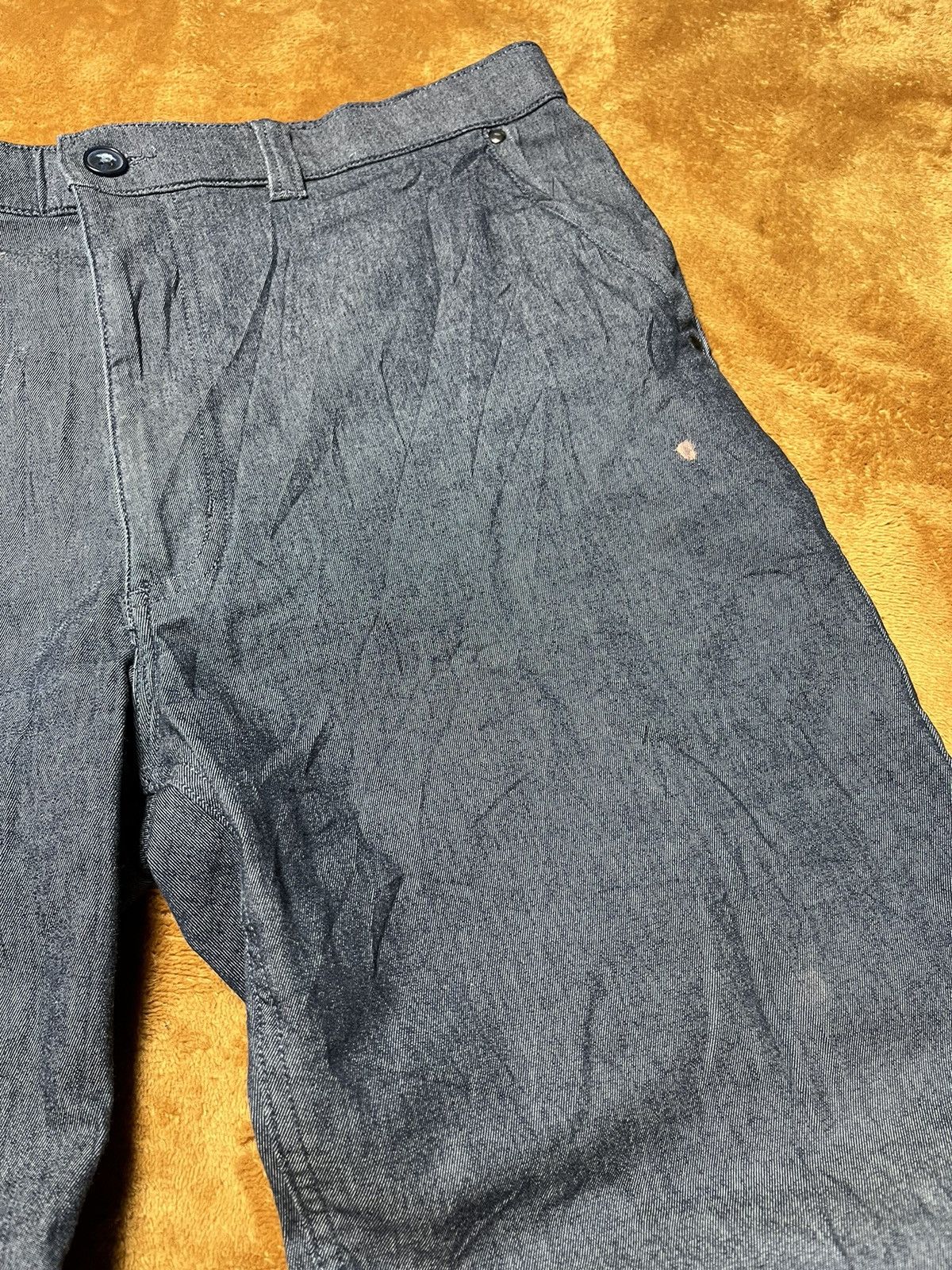 Comme Le Vent Homme Denim Strech Straight Cut Pants