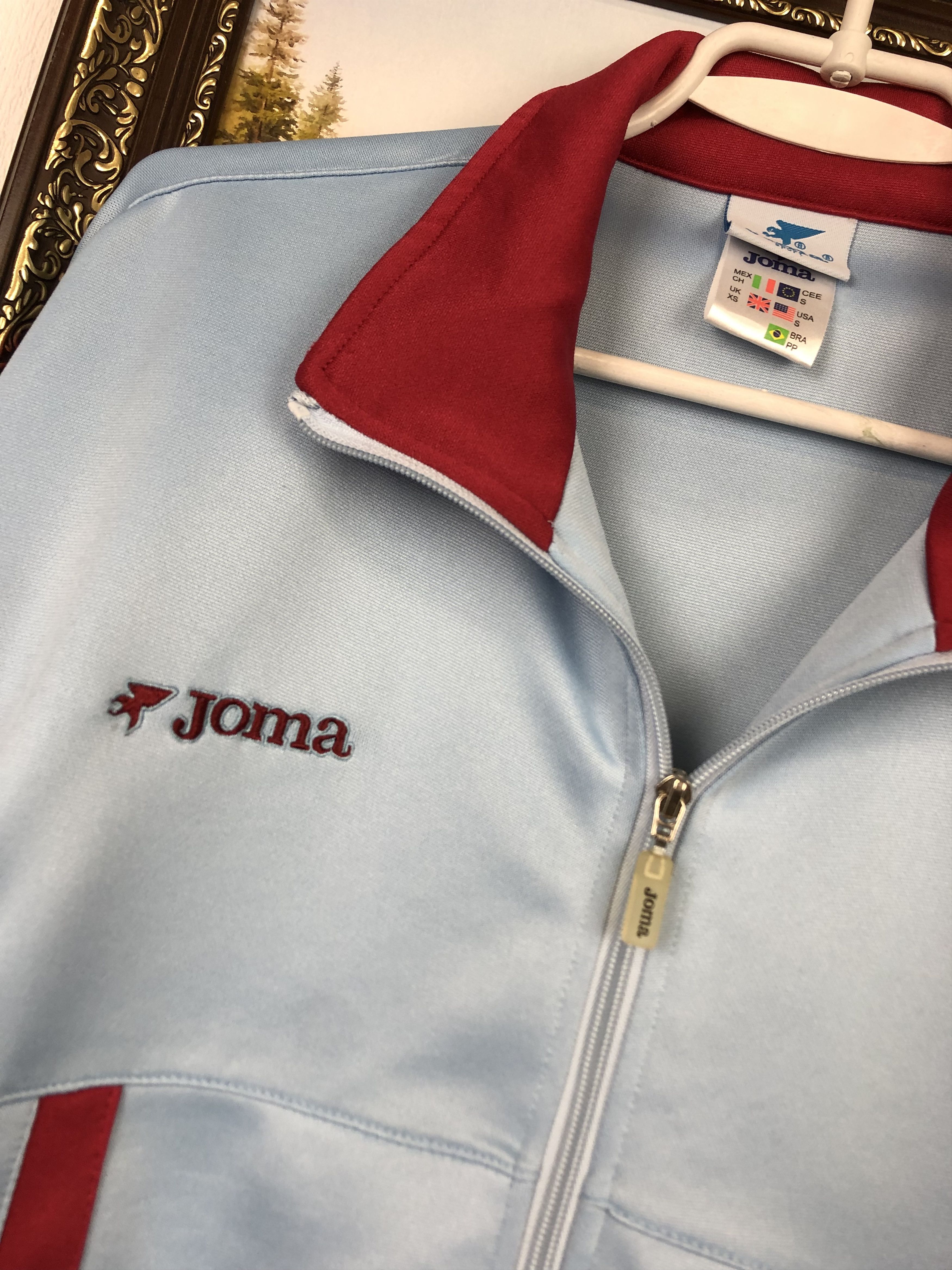 Vintage Joma Sevilla Football Jacket Soccer Track Top Mens