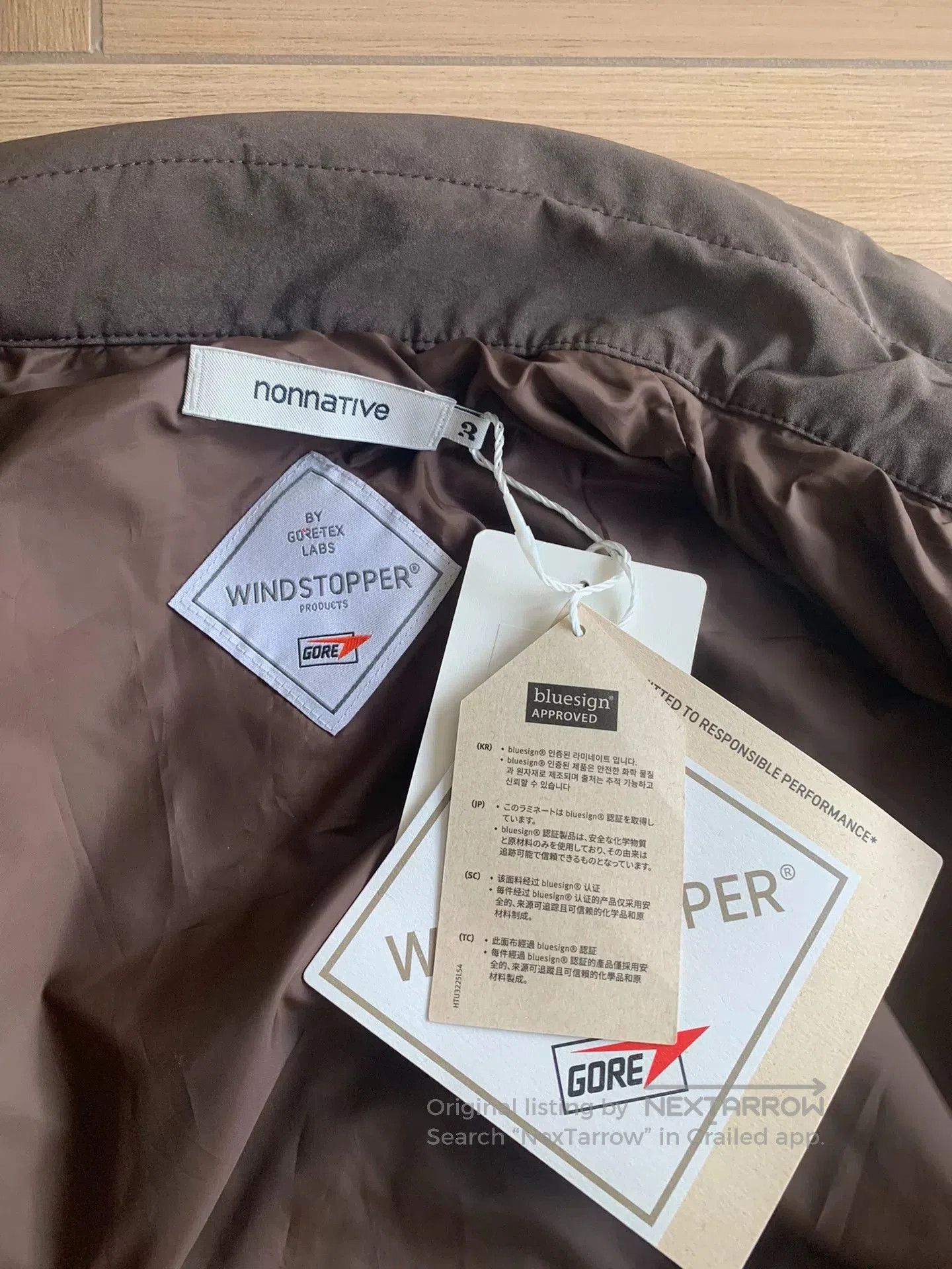 Nonnative nonnative trooper coat in waterproof brown. Size US L / EU 52-54 / 3 - 2 Thumbnail