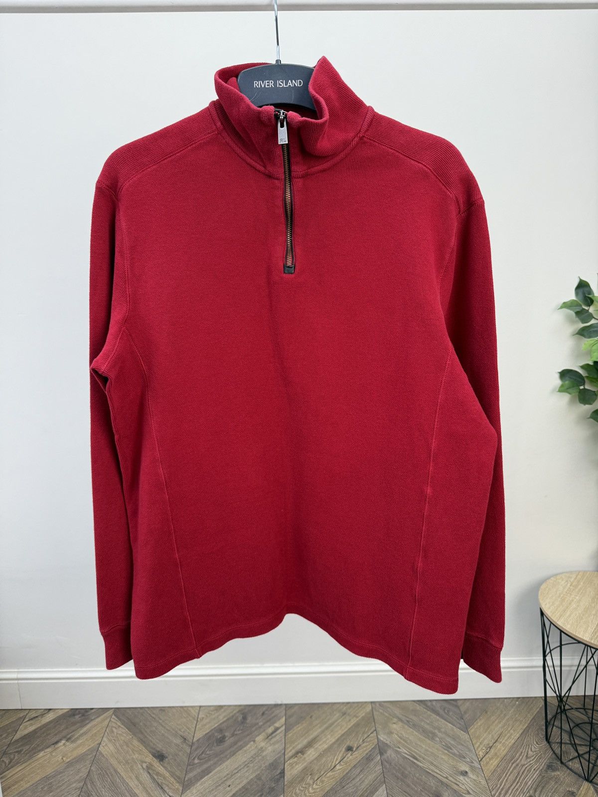Polo Ralph Lauren Vintage Polo Ralph Lauren Half Zip Sweater Red Size US M / EU 48-50 / 2 - 3 Thumbnail