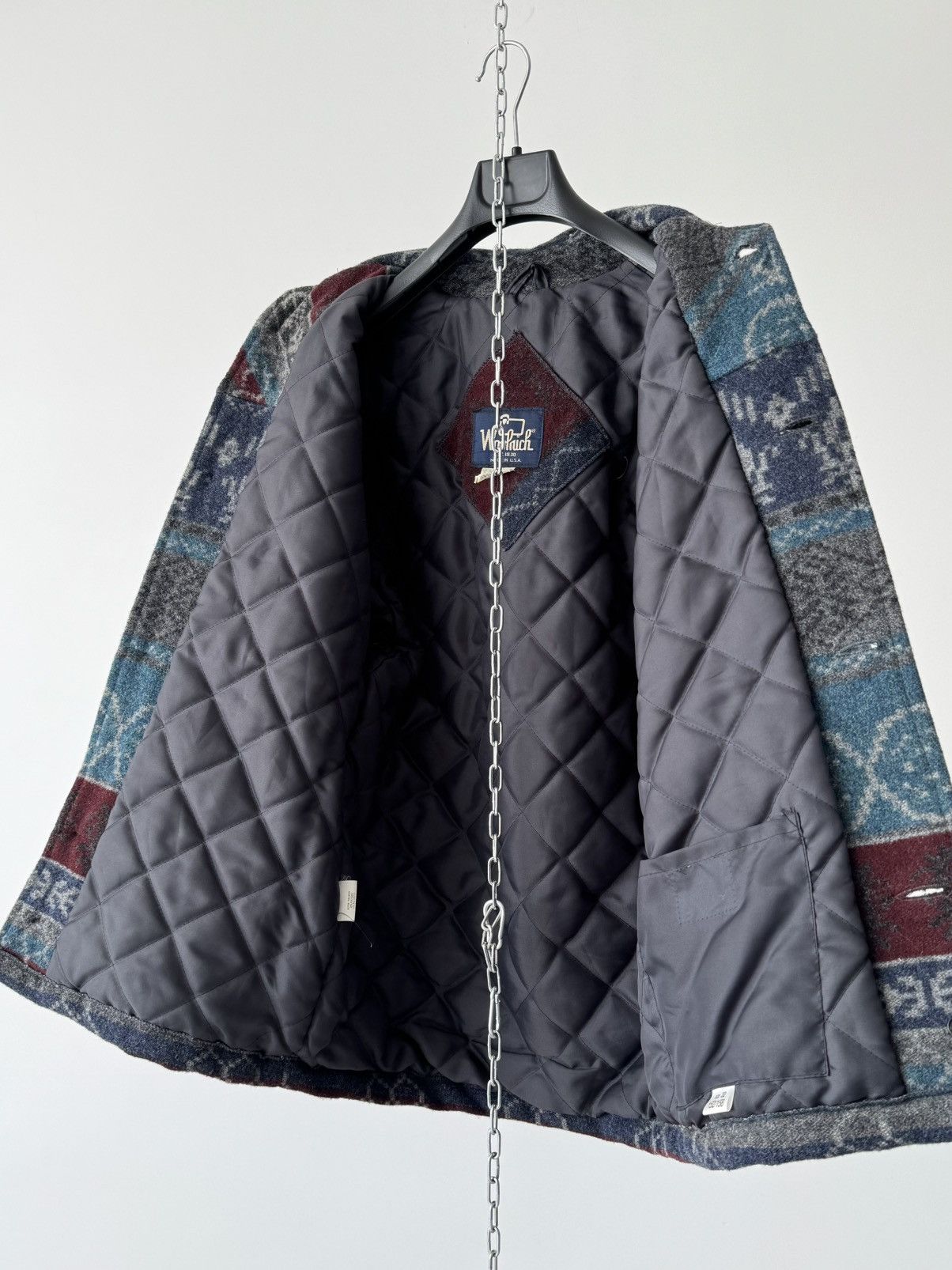 Woolrich Woolen Mills Vintage 80s Woolrich Aztec Southwestern Wool Jacket Size US L / EU 52-54 / 3 - 6 Thumbnail
