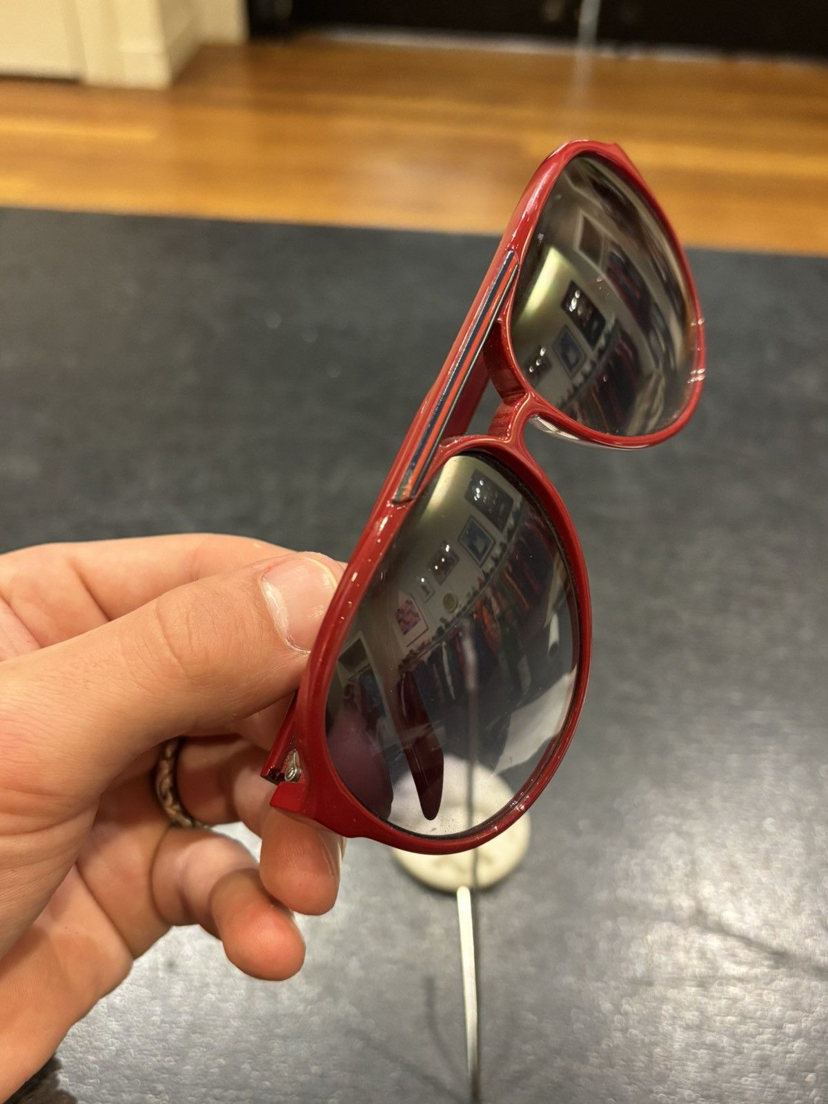 Gucci Gucci Aviator Sunglasses Size ONE SIZE - 9 Thumbnail