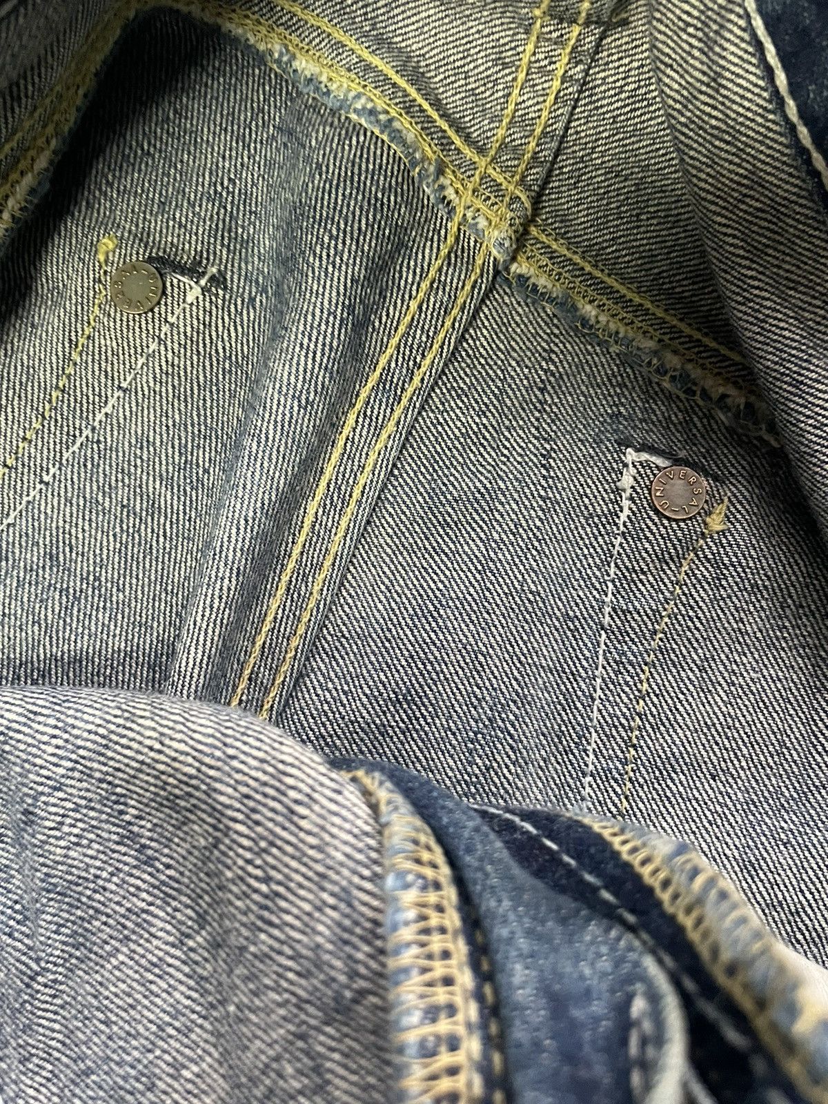 Japanese Brand Subciety Selvedge Distresed Denim Size US 34 / EU 50 - 21 Thumbnail
