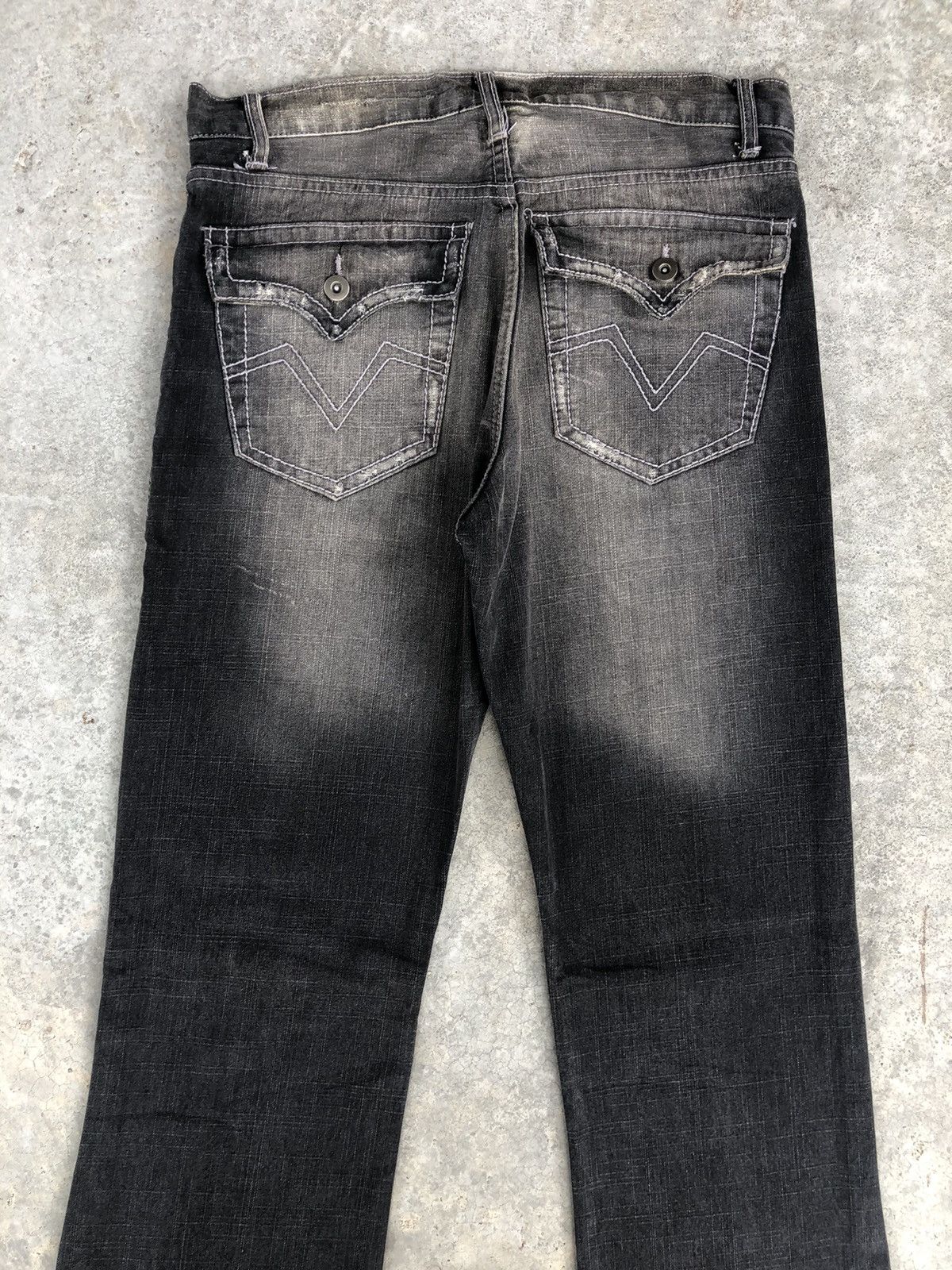 If Six Was Nine Japanese Freebeat Flared Jeans Distressed Jeans Size US 31 - 8 Thumbnail