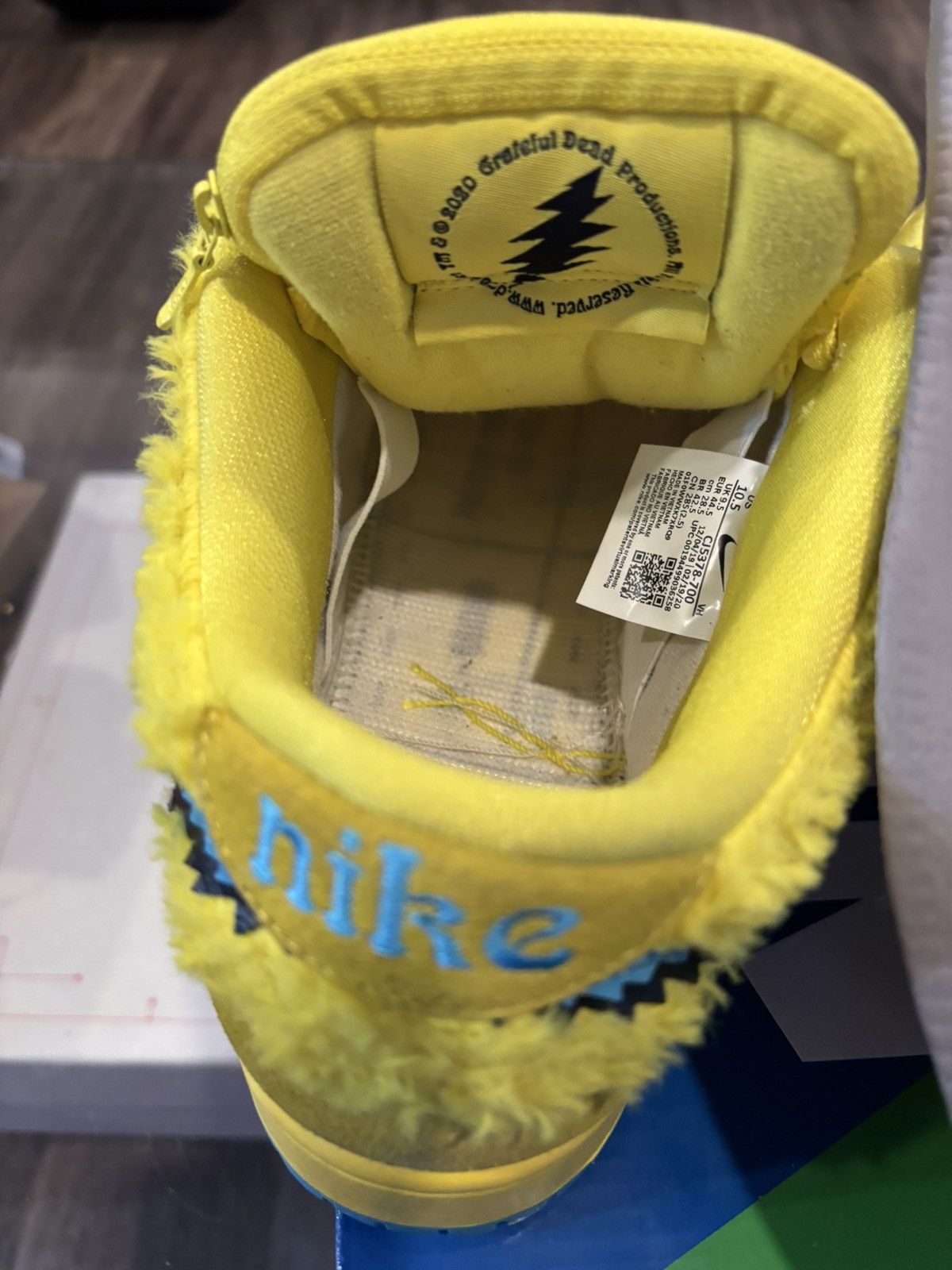Grateful Dead × Nike Nike Grateful Dead Dunks Size US 10.5 / EU 43-44 - 8 Thumbnail