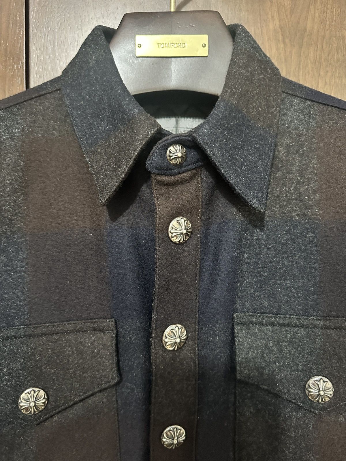 Chrome Hearts Chrome Hearts CPO Jacket Quilted Check Blouson Size US M / EU 48-50 / 2 - 2 Thumbnail