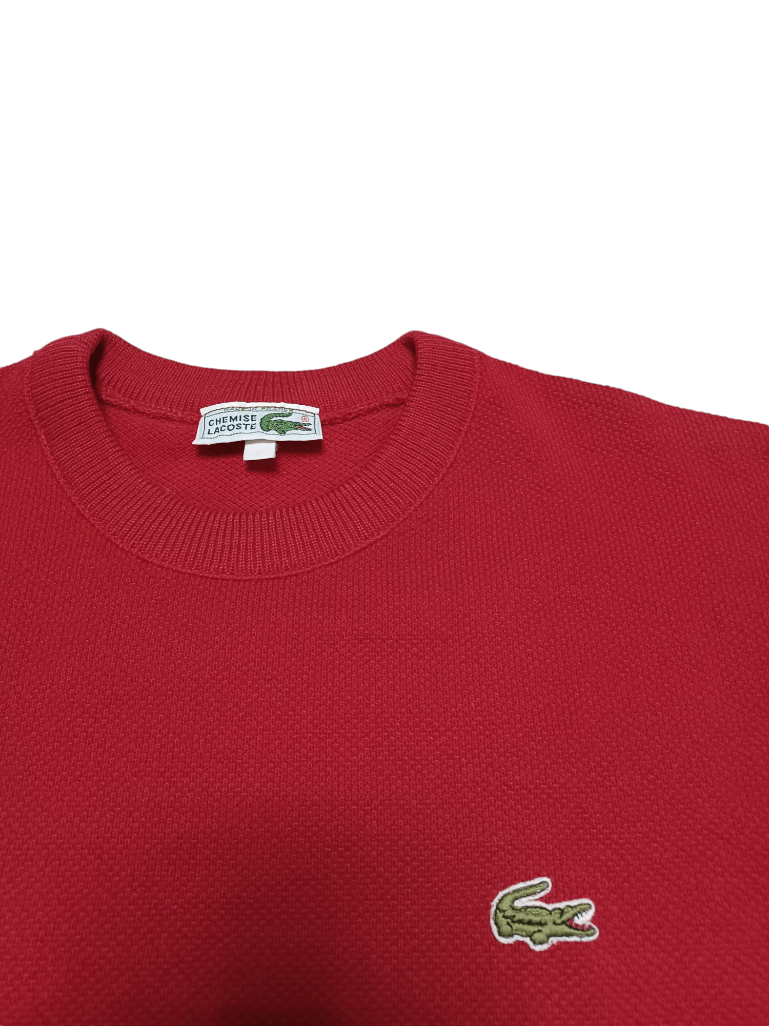 Lacoste LACOSTE VINTAGE 90S MADE IN FRANCE LIGHT SWEATER Size US XL / EU 56 / 4 - 2 Thumbnail