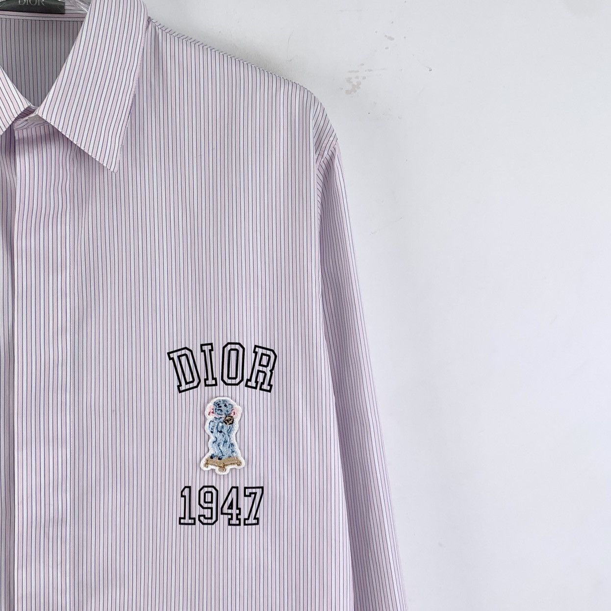 Dior Dior Pink Vertical Stripe Long Sleeve Shirt K26WX Size XS / US 0-2 / IT 36-38 - 3 Thumbnail