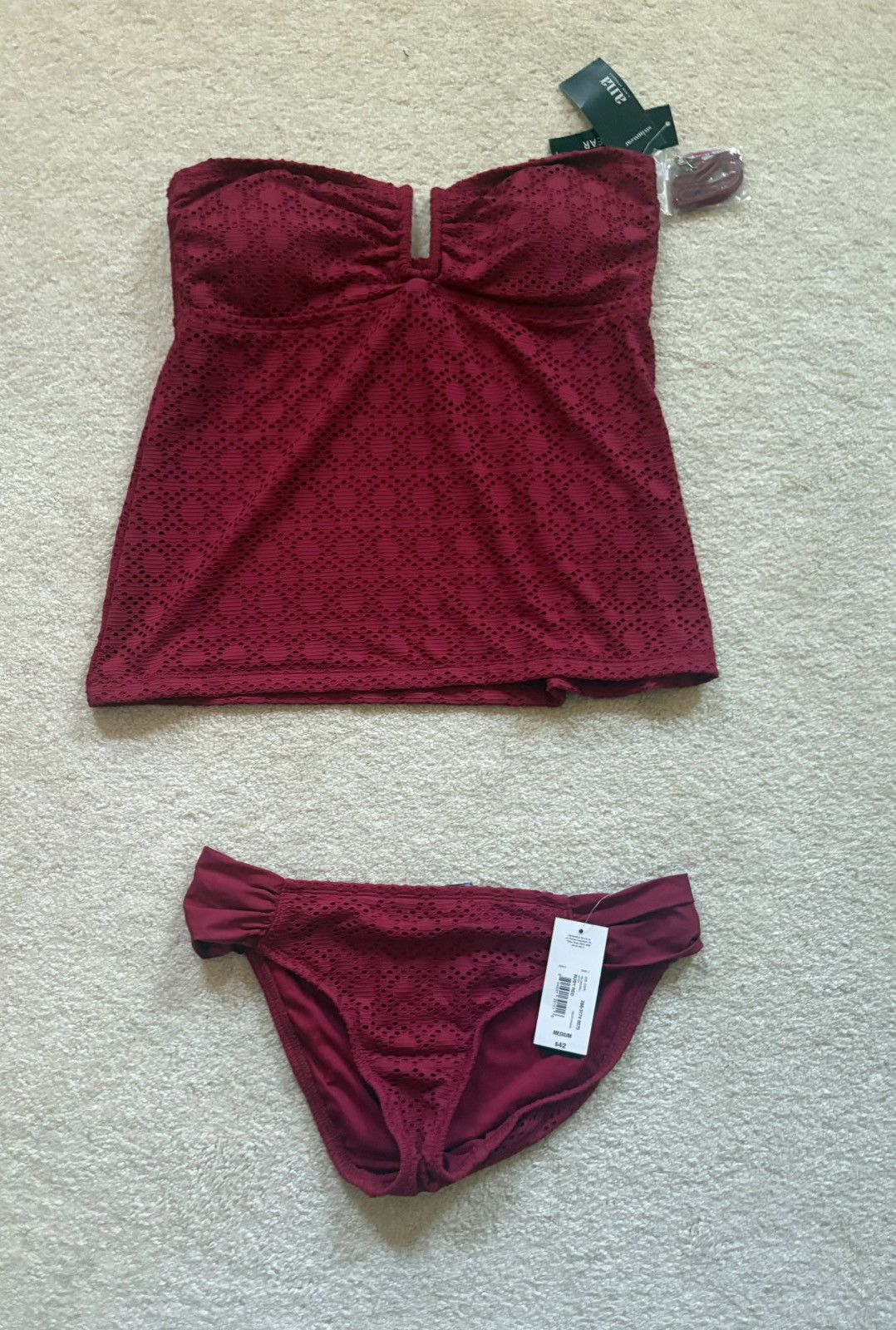 Other Nwt Cranberry A.n.a Tankini Size Medium Size M / US 6-8 / IT 42-44 - 1 Thumbnail
