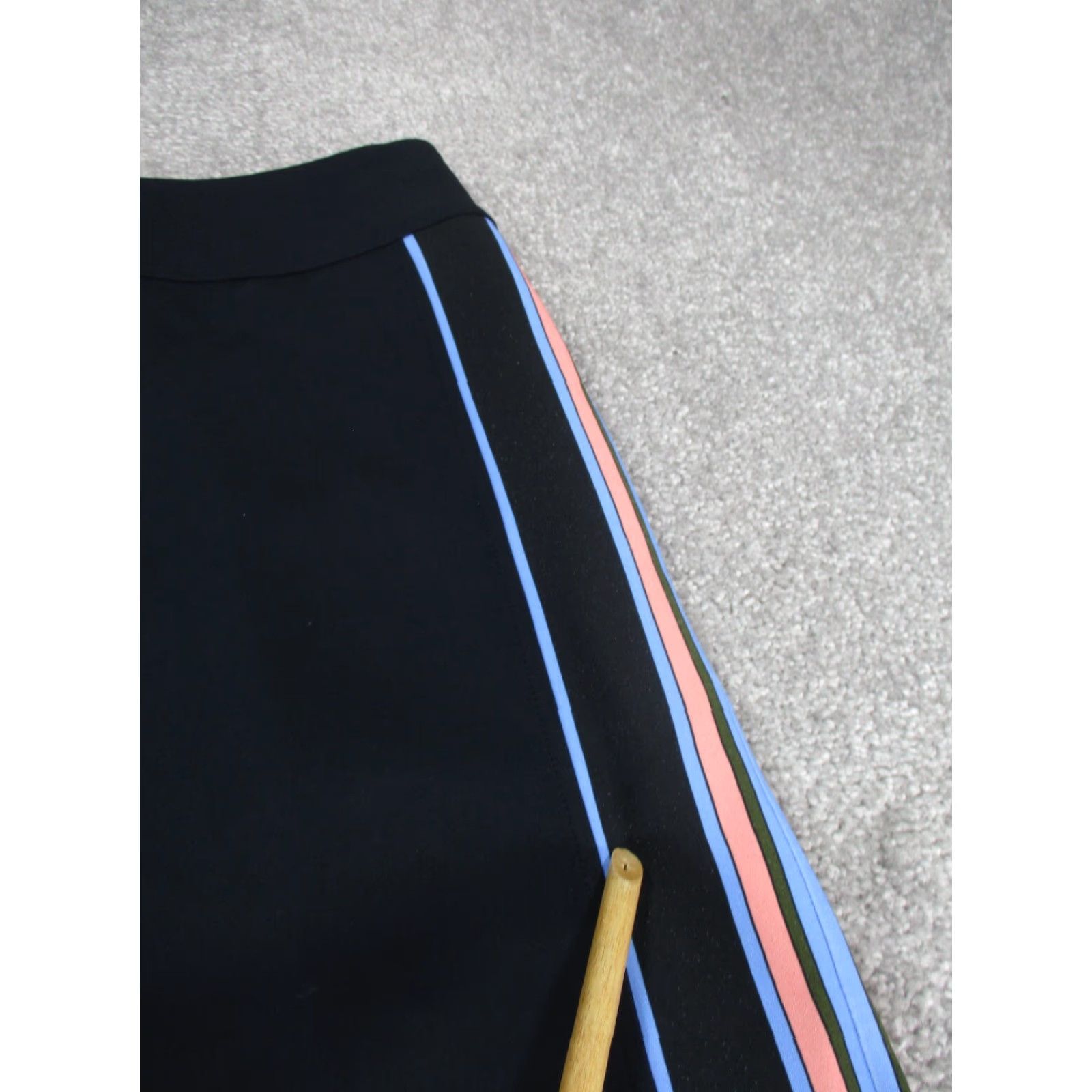 Reiss Reiss Skirt Womens 2 Maciee Colorblock Midi Black Multi Straight* Size 26" / US 2 / IT 38 - 3 Thumbnail