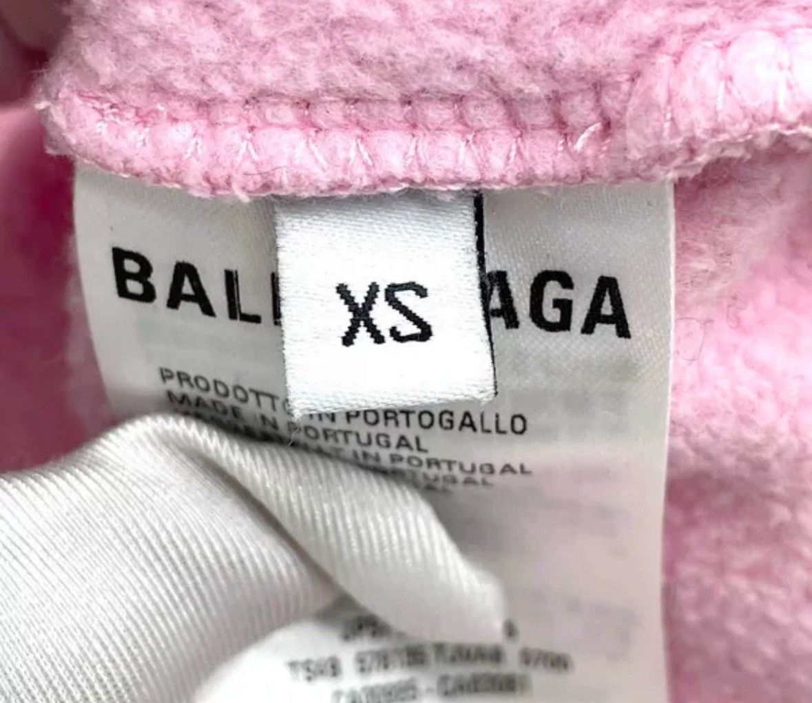 Balenciaga Balenciaga Pink Embroidered Letter Hoodie2412-Nextarrow Size US XS / EU 42 / 0 - 4 Thumbnail