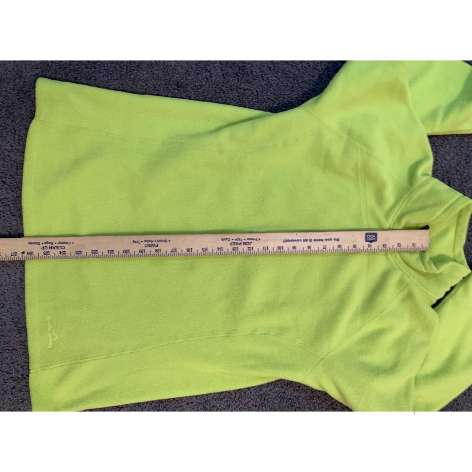 Eddie Bauer Eddie Bauer Men's Fleece Pullover 1/4 Zip Size Large HIGHLIGHTER YELLOW Size US L / EU 52-54 / 3 - 5 Thumbnail