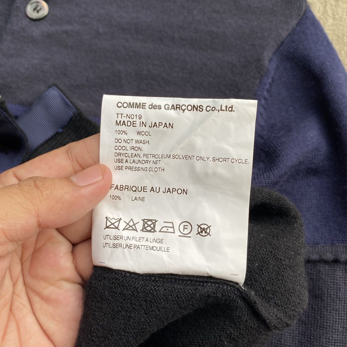 Comme des Garcons Tricot Comme de Garcons Tri Color Knitted Sweater Size M / US 6-8 / IT 42-44 - 10 Thumbnail