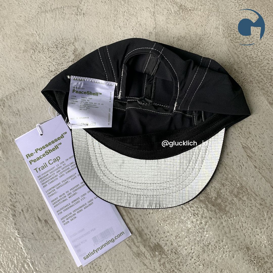 Satisfy Satisfy, Re‑Possessed™️ Peaceshell™️ Trail Cap in Black Size ONE SIZE - 5 Thumbnail