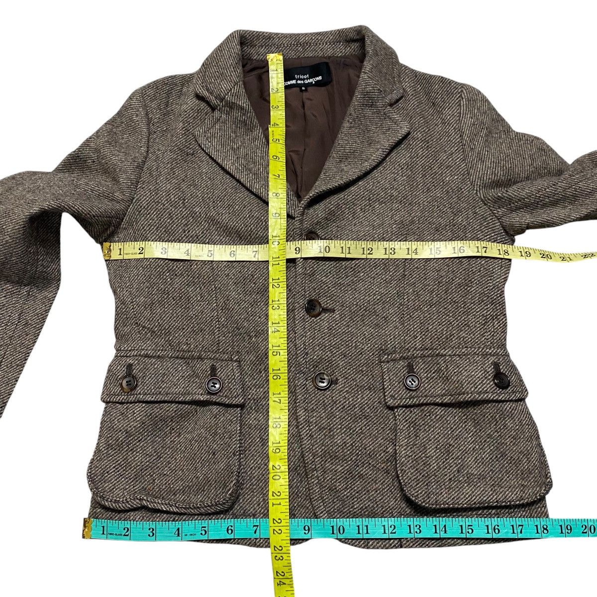 Tricot Comme des Garcons AD2005 Tricot Comme Des Garçons Wool Jacket Size S / US 4 / IT 40 - 12 Thumbnail