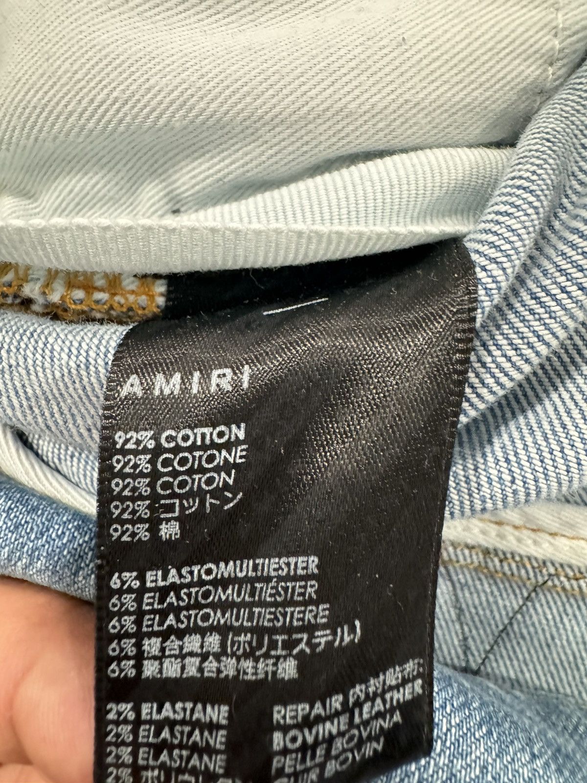 Amiri AMIRI Chemist Leather Stars Jean Size US 32 / EU 48 - 4 Thumbnail