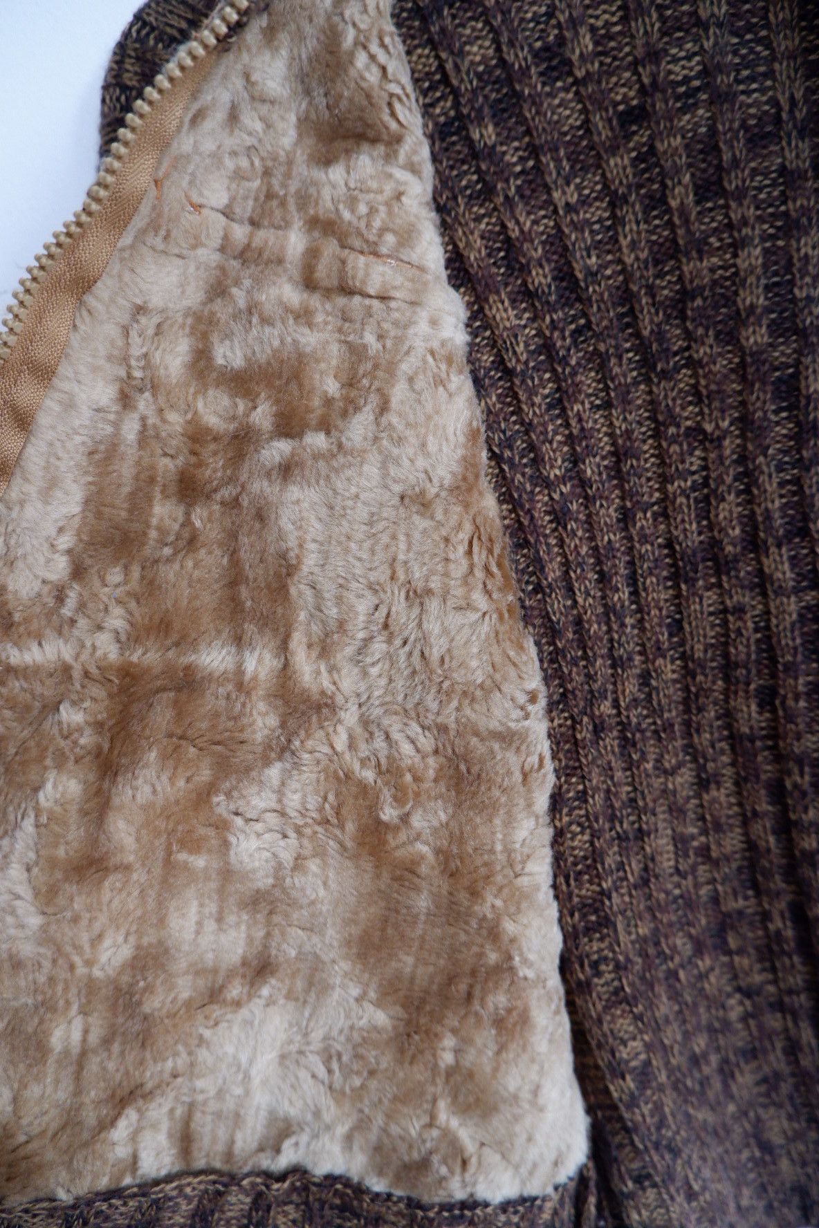 If Six Was Nine Vintage Apparue Faux Fur Linning Knitwear Size US M / EU 48-50 / 2 - 5 Thumbnail
