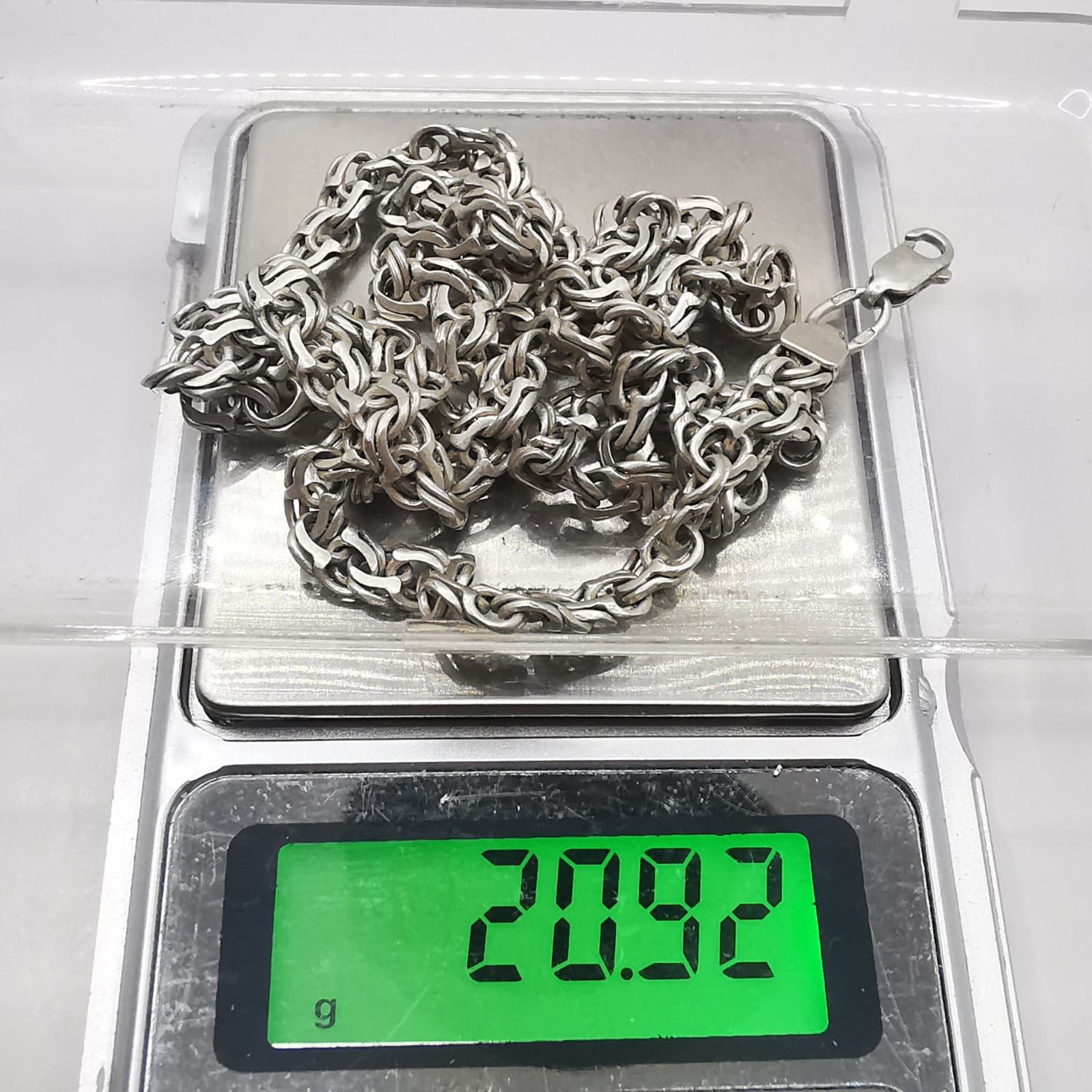 Sterling Silver Vintage Jewelry Chain, 925 Sterling Silver, Signed , 20,92g Size ONE SIZE - 4 Thumbnail