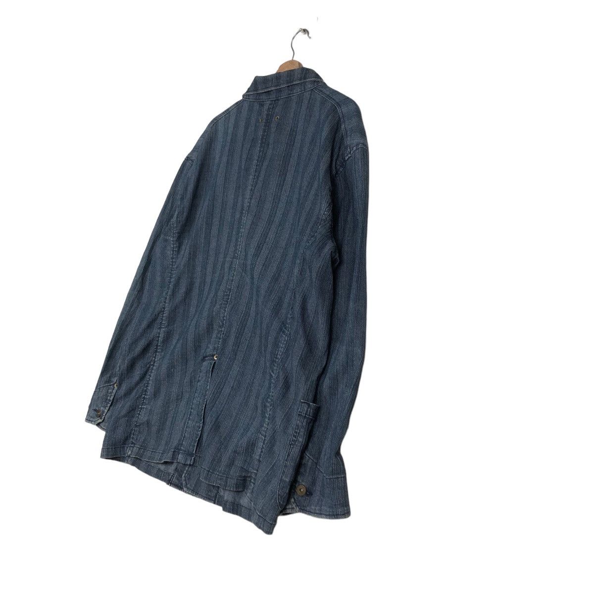 Issey Miyake 🔥Vintage Hickory Chore Jacket Fissare Homme Japan Made Size US L / EU 52-54 / 3 - 10 Thumbnail
