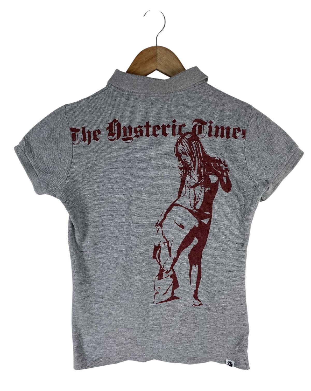 Hysteric Glamour Hysteric Glamour The Hysteric Times Women Logo Polo Shirt Size S / US 4 / IT 40 - 2 Thumbnail