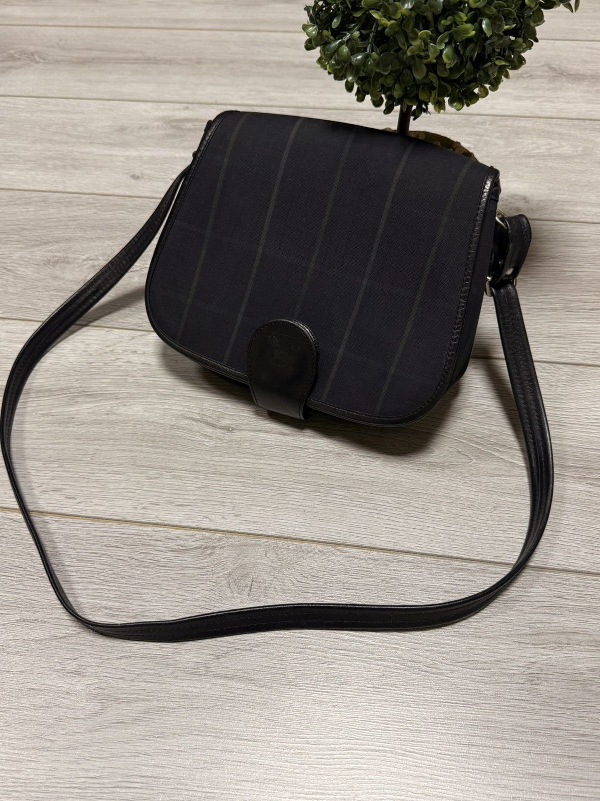 Burberry Burberry check leather crossbody bag Size ONE SIZE - 1 Thumbnail