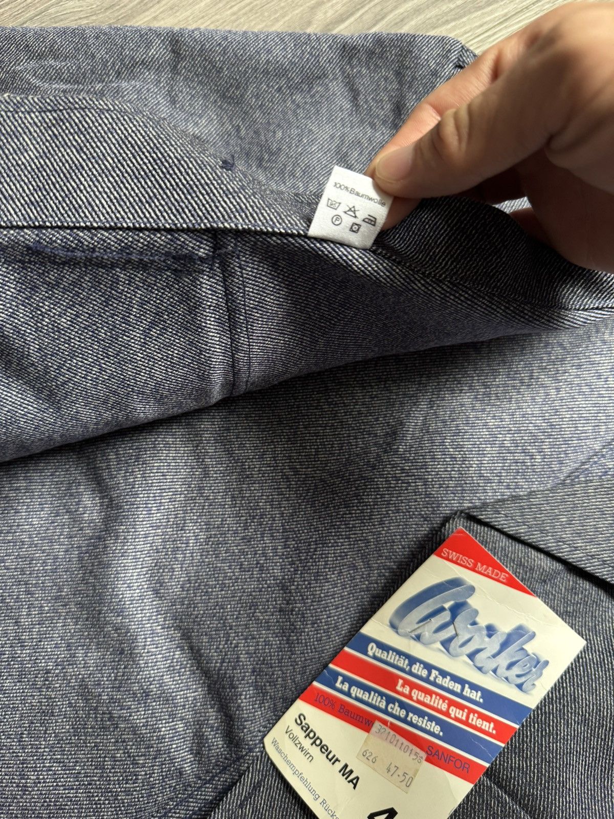 Le Laboureur Vintage French Workwear Utility Chore Sanfor Marsum Jacket Size US S / EU 44-46 / 1 - 6 Thumbnail