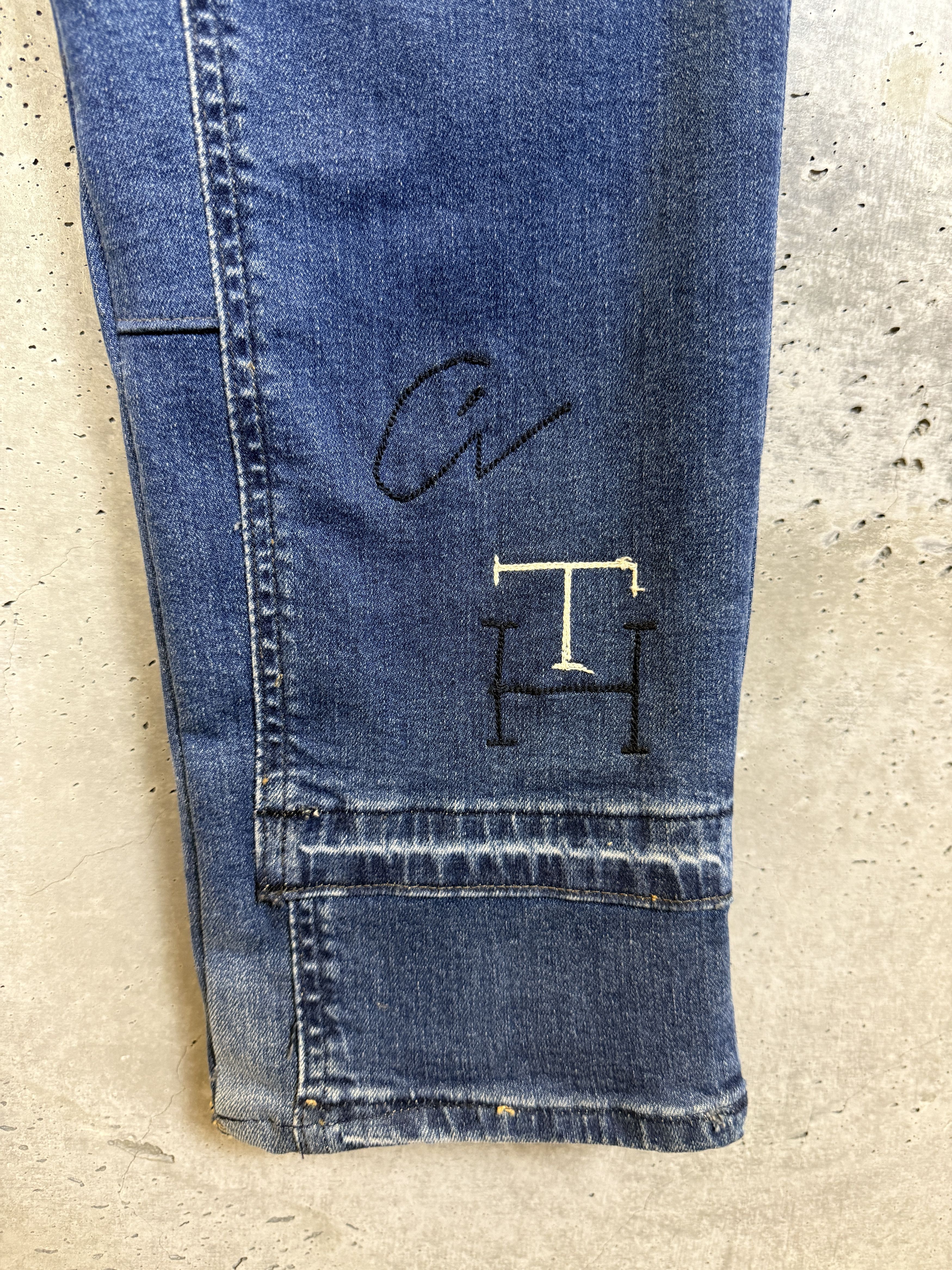 Greg Lauren × Tommy Hilfiger Greg Lauren x Tommy Hilfiger Artist Proof Denim Flannel Pant Size US 33 - 3 Thumbnail