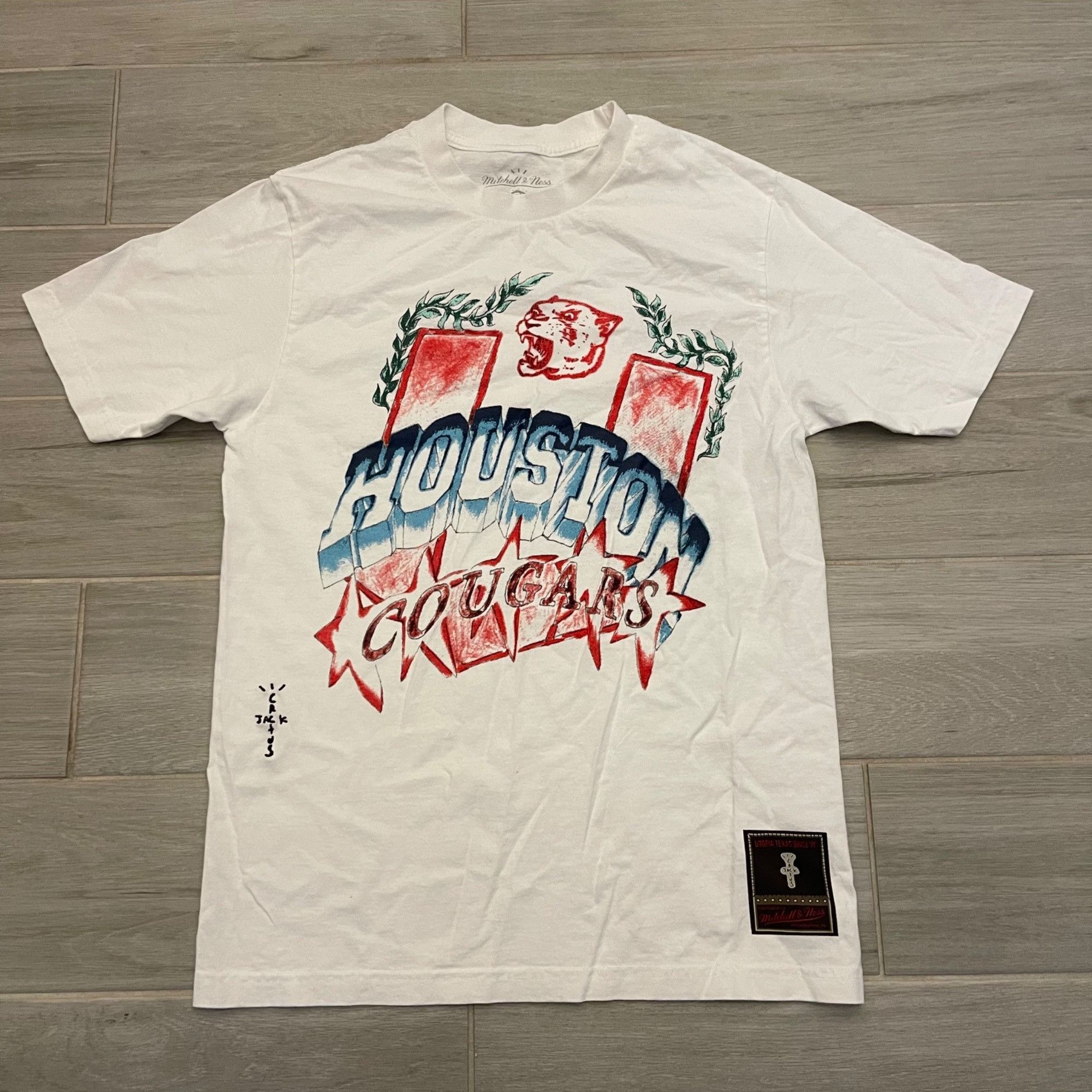 Mitchell & Ness × Travis Scott TRAVIS SCOTT CACTUS JACK x MITCHELL & NESS x COUGARS TEE L Size US L / EU 52-54 / 3 - 2 Thumbnail