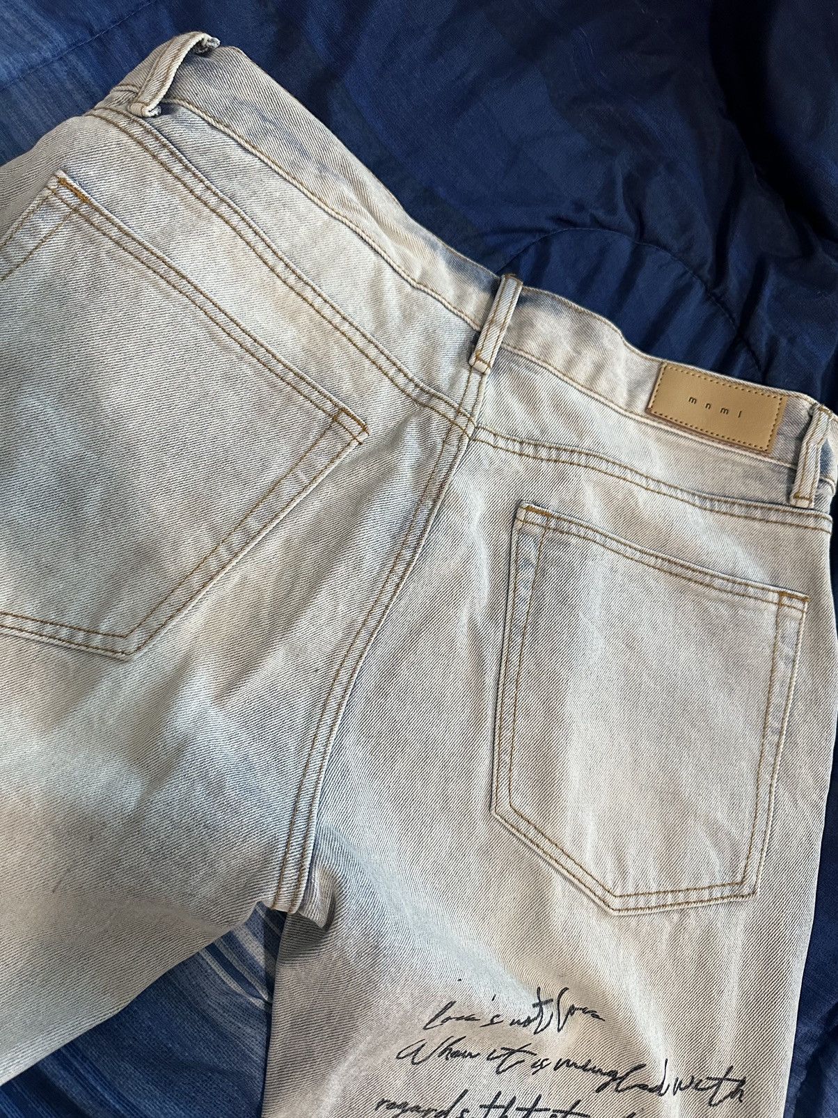 MNML MNML D243 STRAIGHT SHAKESPEARE DENIM LIGHT BLUE JEANS Size US 36 / EU 52 - 5 Thumbnail