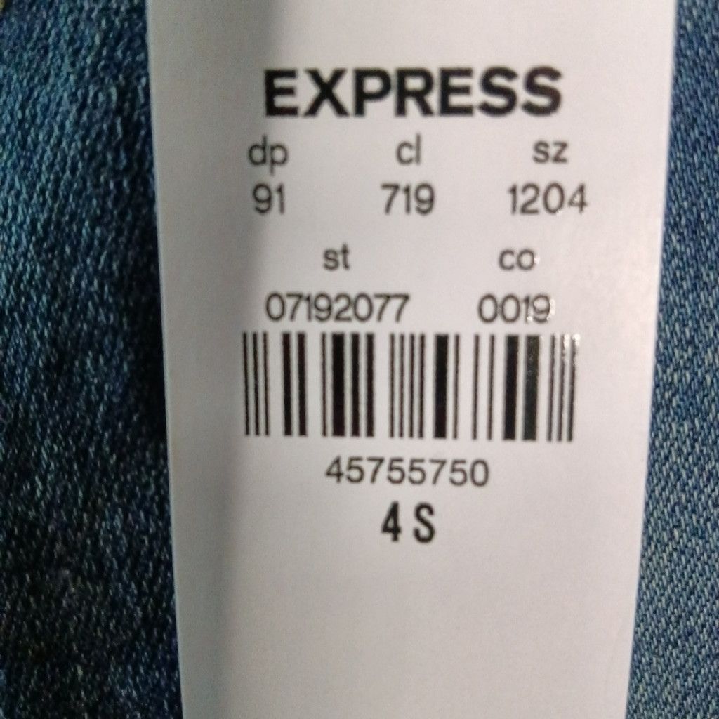 Express Express Mid Rise Skinny Jeans Medium Wash Stretch 4 S NWT Size 27" / US 4 / IT 40 - 4 Thumbnail