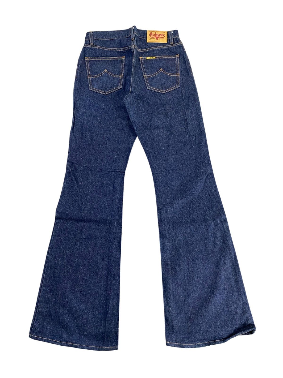 Japanese Brand Super flared bootcut bobson raw denim jeans Size US 28 / EU 44 - 1 Thumbnail